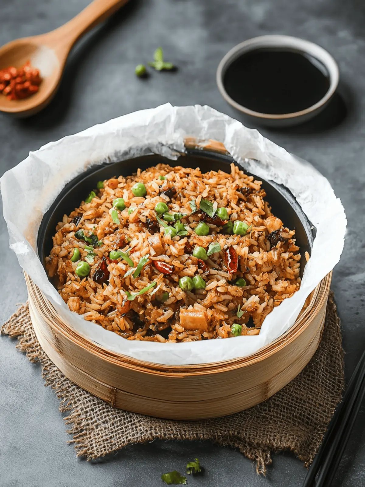 Heavenly Chinese Savoury Sticky Rice with Tofu and Mushrooms 4 Chinese Savoury Sticky Rice