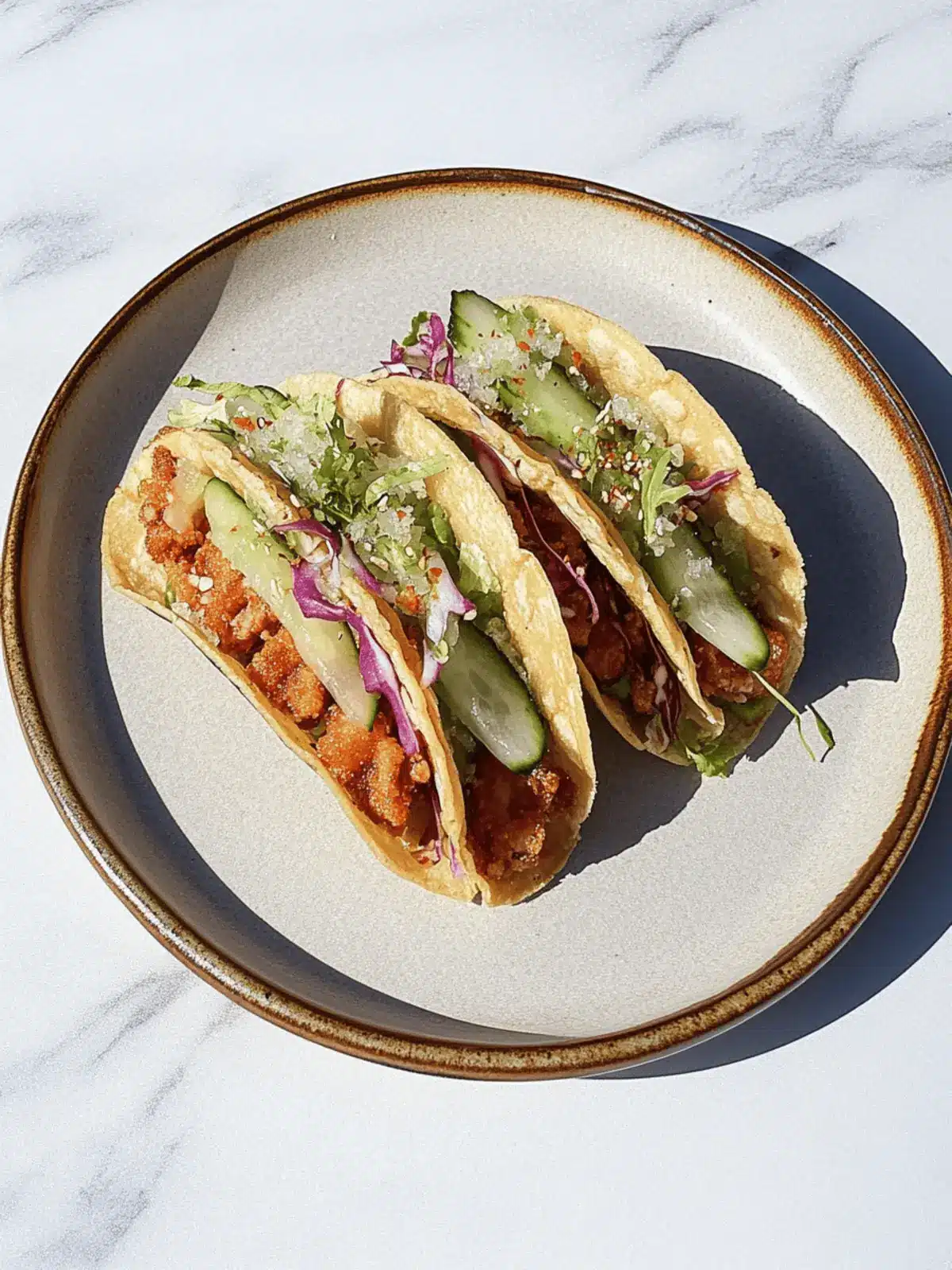 Crispy Tuna Poke Tacos with Crunchy Furikake Cucumber Magic 3 Crispy Tuna Poke Tacos with Crunchy Furikake Cucumber
