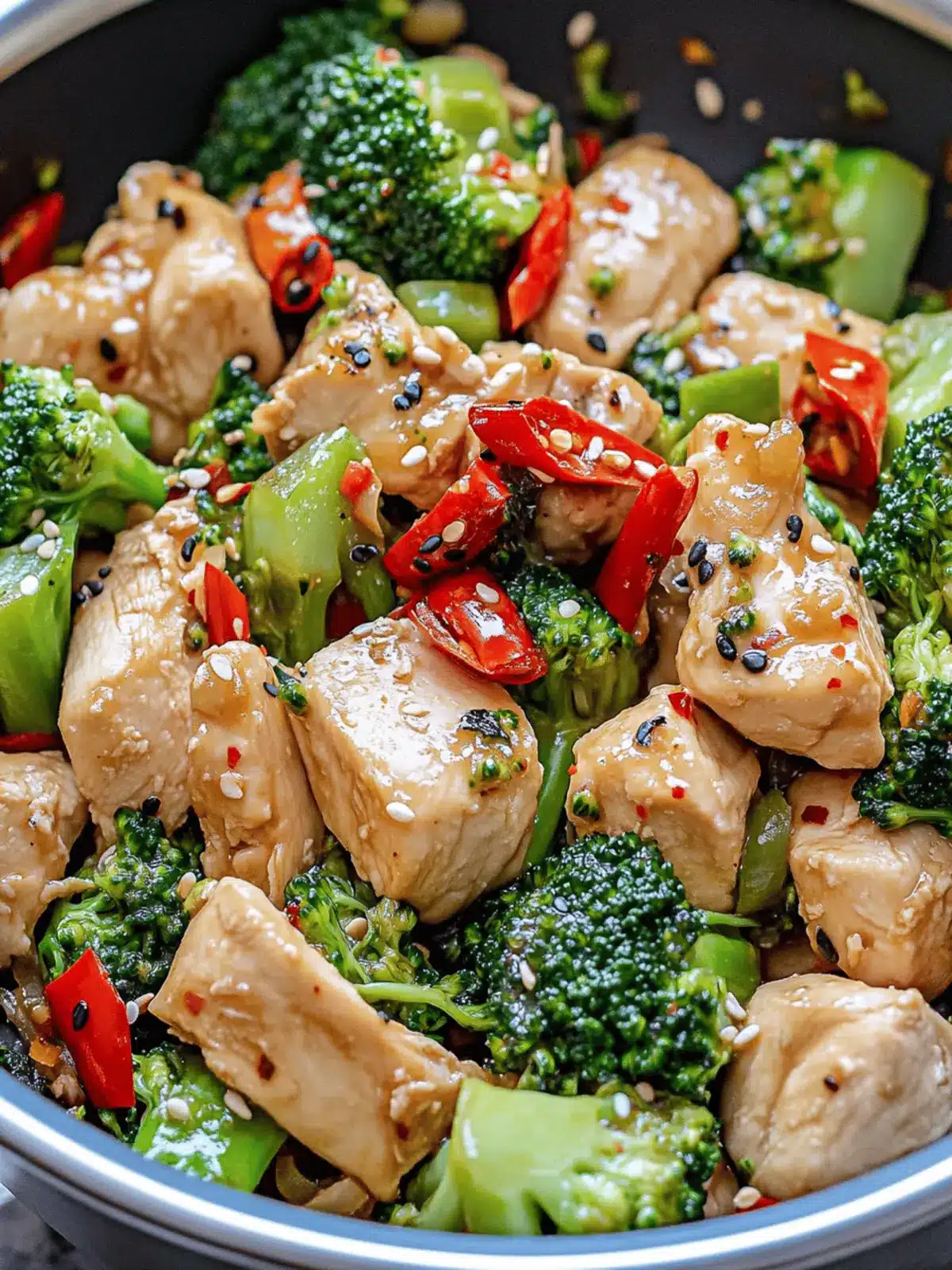 Spicy Chicken and Broccoli Stir-Fry for a Zesty Weeknight Meal 2 Spicy Chicken + Broccoli Stir-Fry