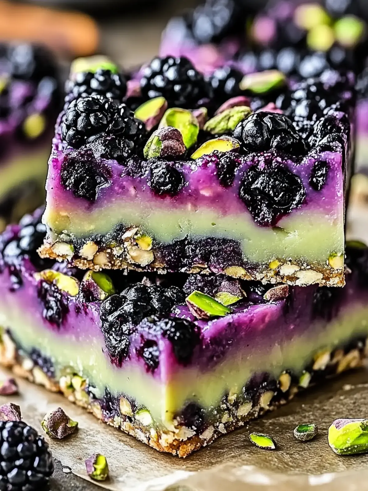 Delight in Irresistible Blackberry Pistachio Dream Bars Today 4 Irresistible Blackberry Pistachio Dream Bars
