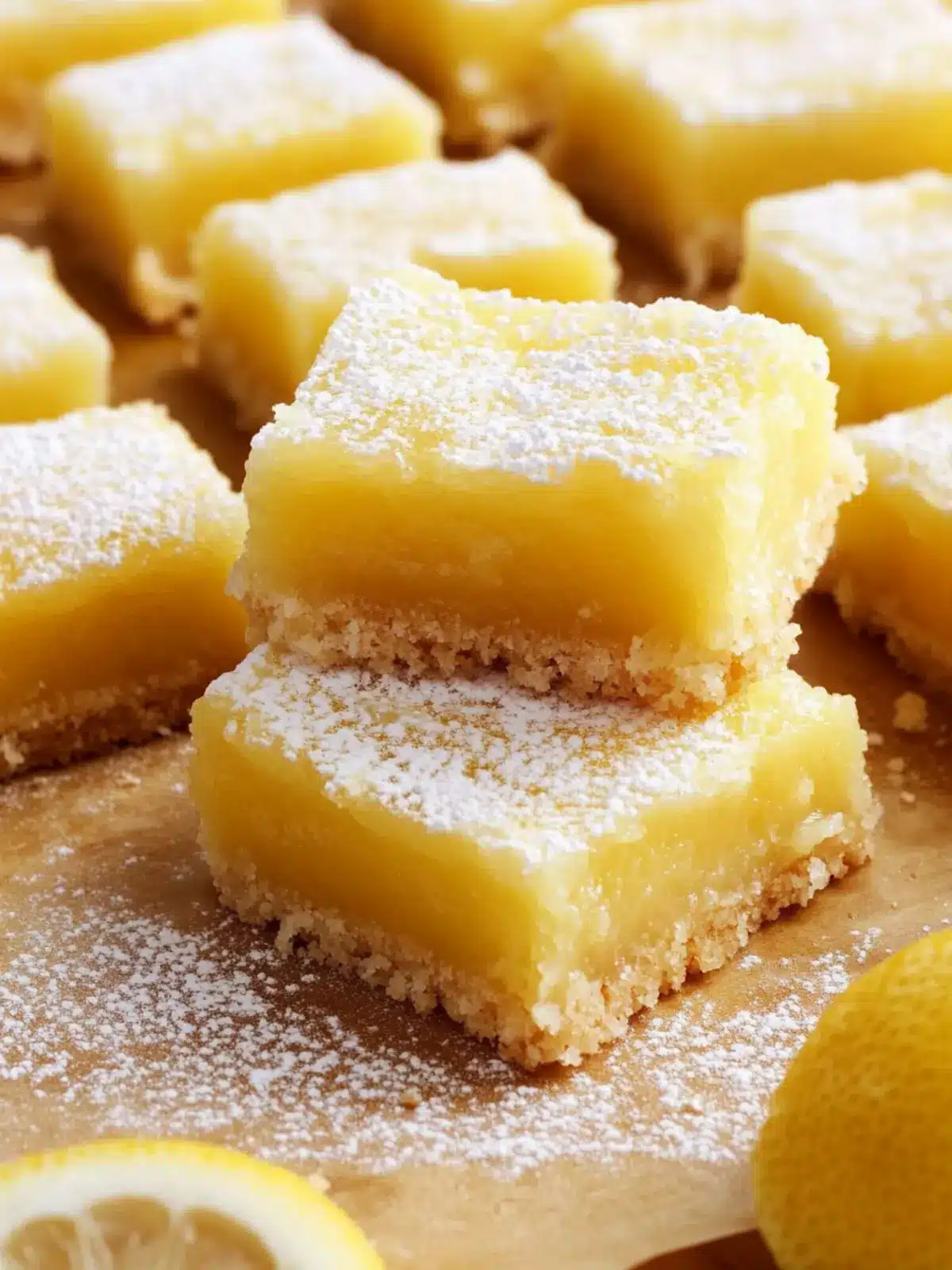 Easy Small Batch Lemon Bars with a Buttery Crust Delight 3 Easy Small Batch Lemon Bars
