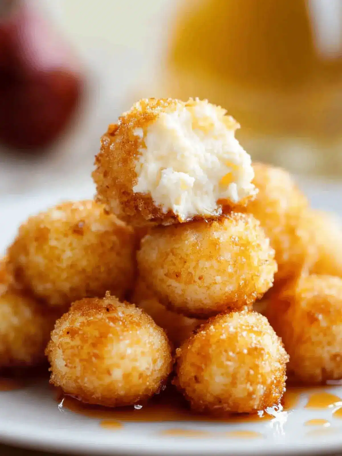 Delicious Air Fryer Goat Cheese Balls Drizzled with Honey Magic 2 Air Fryer Goat Cheese Balls