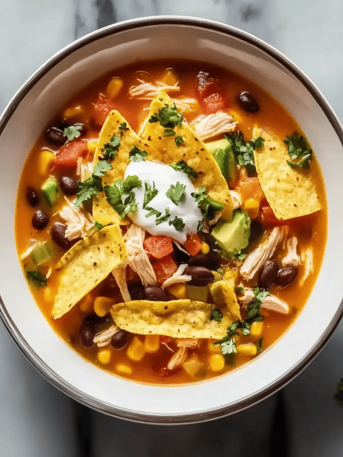 Irresistible Chicken Tortilla Soup Ready in 30 Minutes 4 Chicken Tortilla Soup