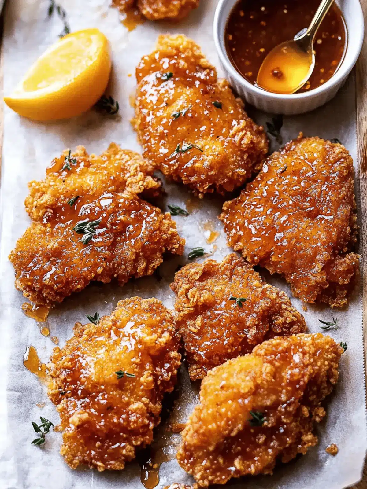 Baked Crunchy Hot Honey Chicken: Crispy, Sweet Perfection! 2 Baked Crunchy Hot Honey Chicken