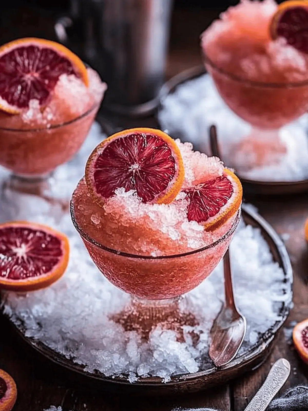 Blood Orange Elderflower Rosé Granita: Your Summer Chill Treat 4 Blood Orange Elderflower Rosé Granita