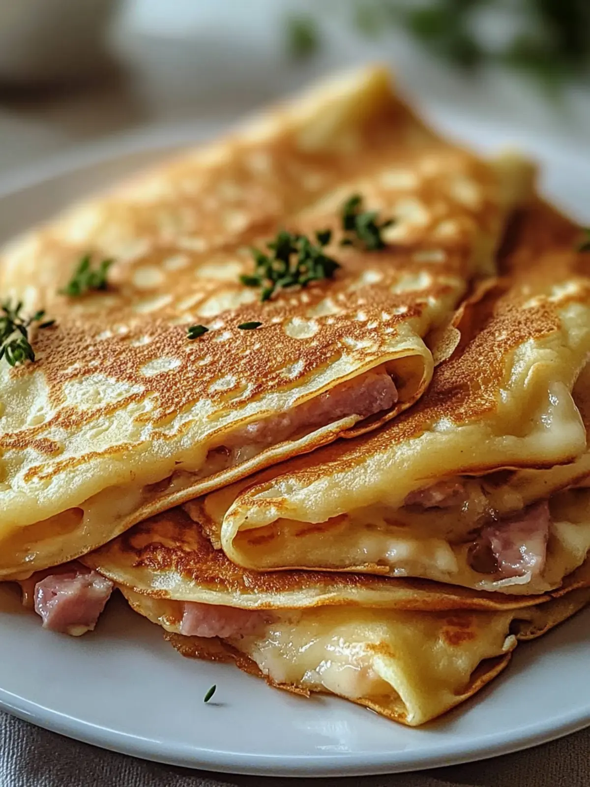 Mouthwatering Ham Cheese French Crêpes You ll Love to Make 4 Ham Cheese French Crêpes