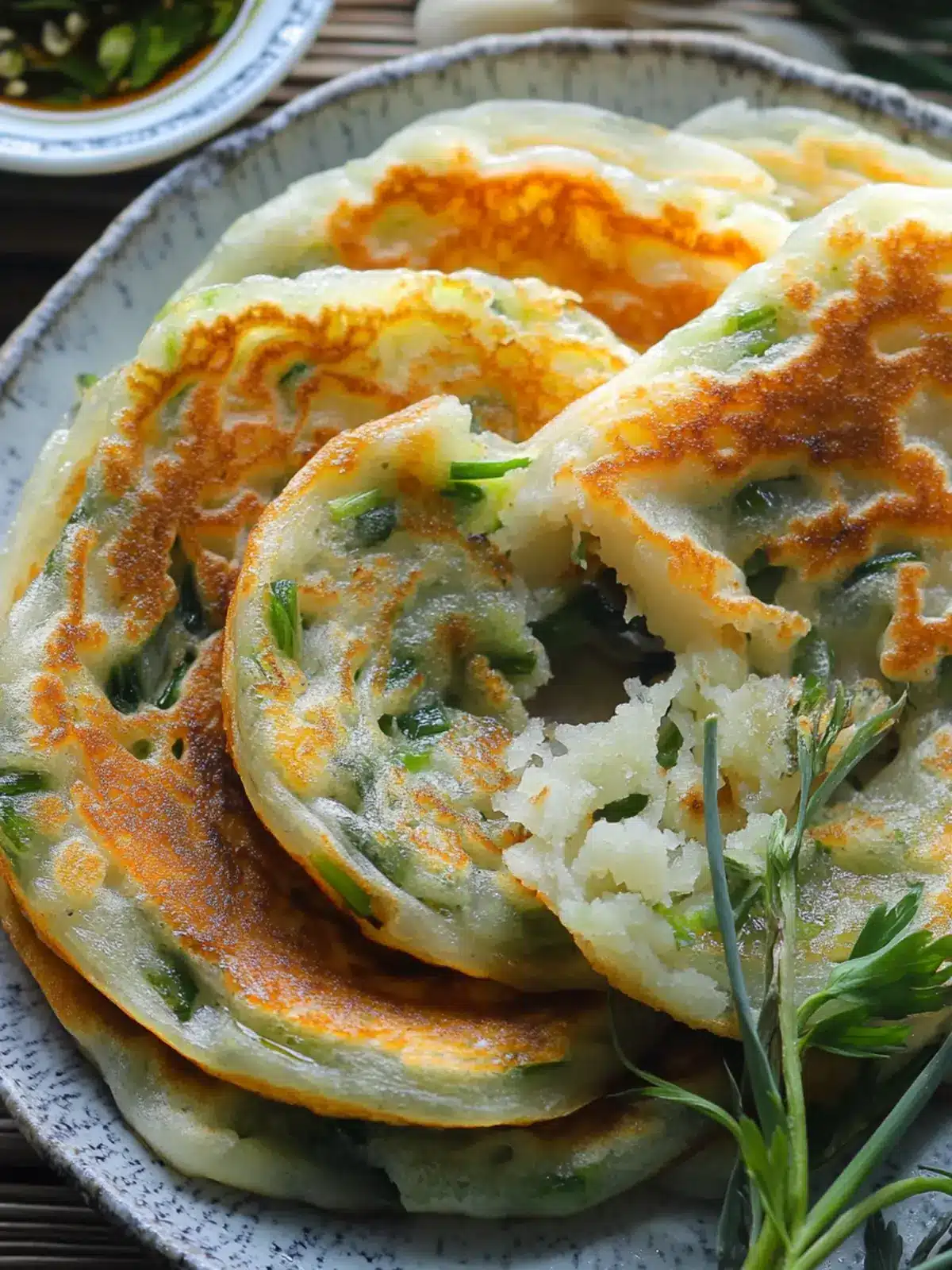 Crispy Rice Paper Scallion Pancakes You ll Crave Every Time 4 Rice Paper Scallion Pancakes