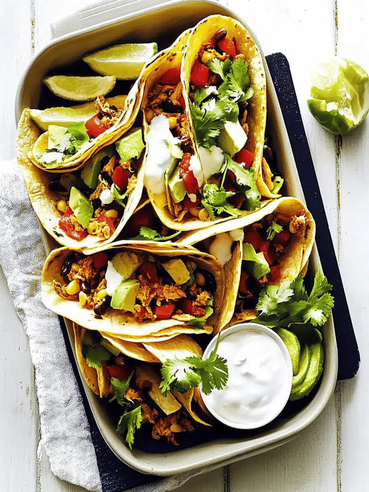 Crispy Baked Tacos: Your All-in-One Weeknight Delight 2 all-in-one crispy baked tacos
