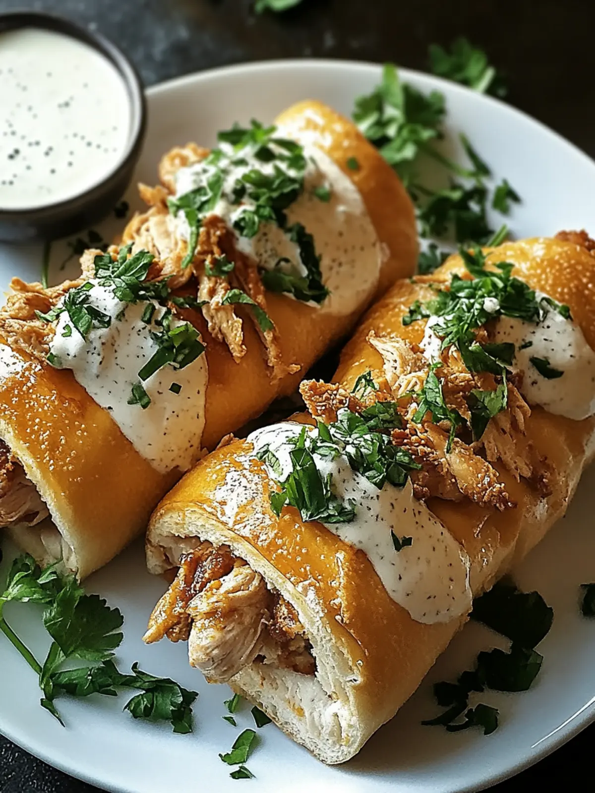 Delicious Chicken Pillows with Creamy Parmesan Sauce You ll Love 2 Chicken Pillows