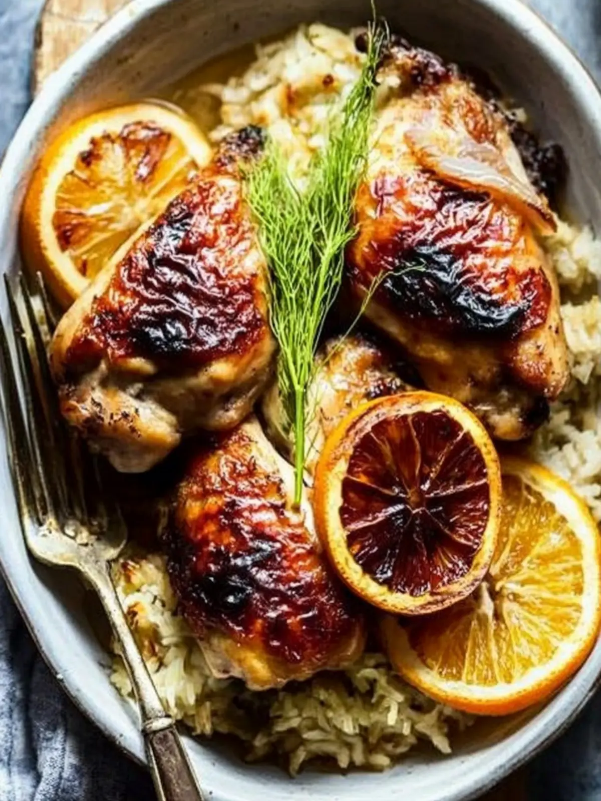 Savory Oven-Roasted Orange Chicken with Fennel Delight 4 Oven-Roasted Orange Chicken with Fennel