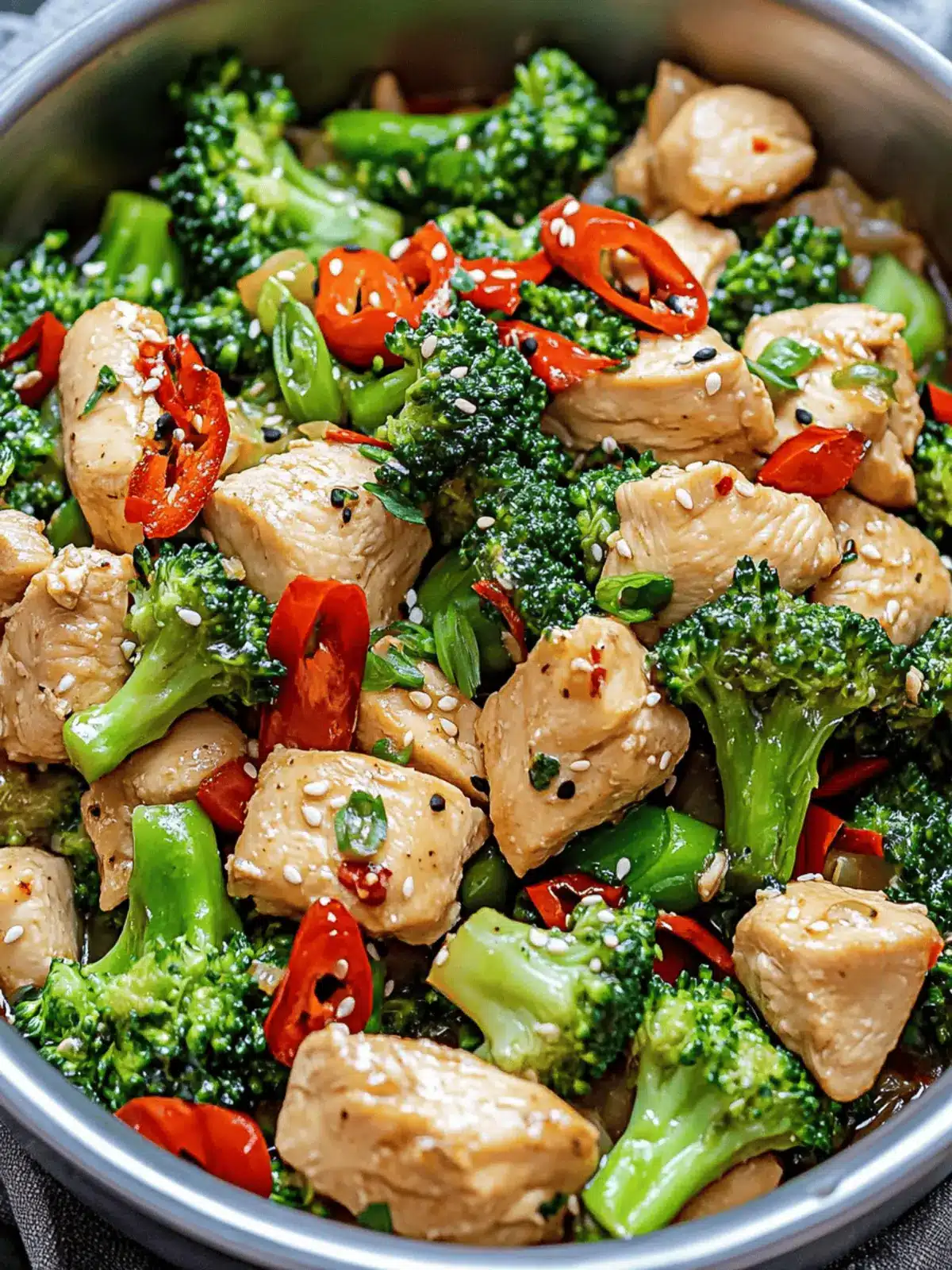 Spicy Chicken and Broccoli Stir-Fry for a Zesty Weeknight Meal 3 Spicy Chicken + Broccoli Stir-Fry