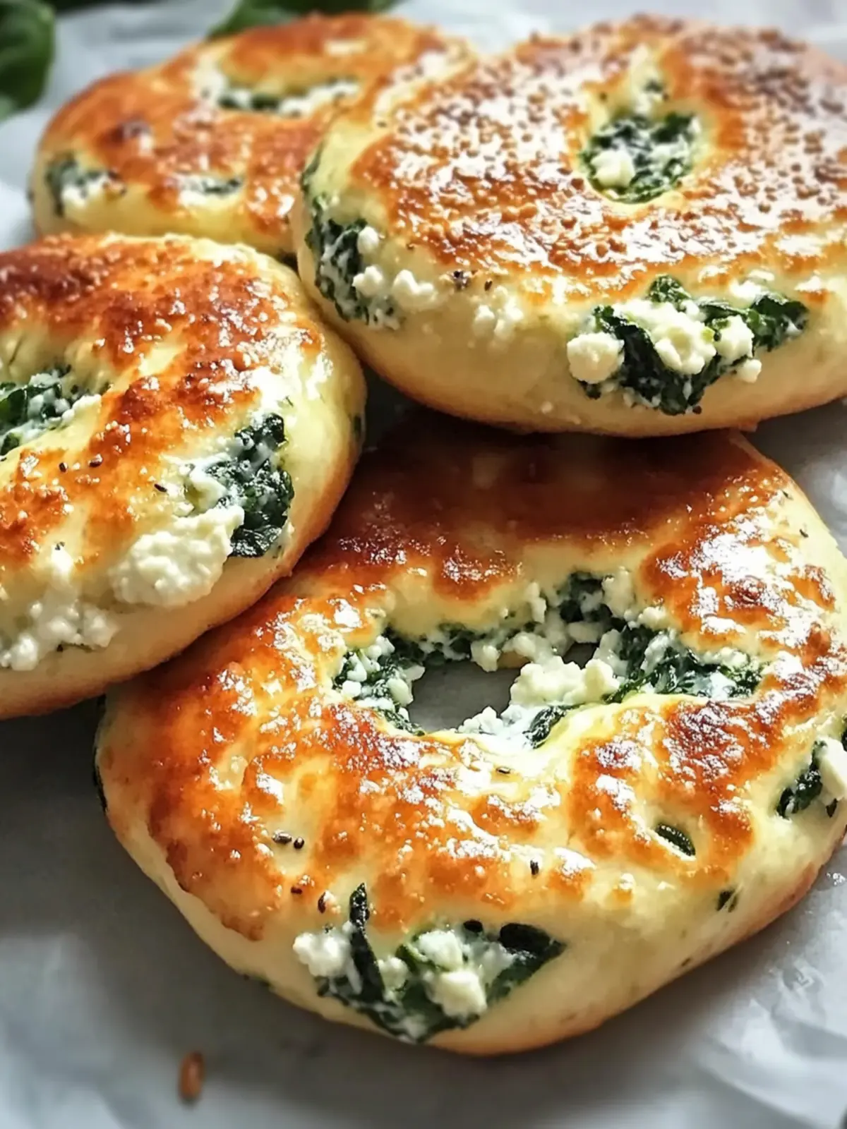 Irresistible Spinach Cottage Cheese Flat Bagels You ll Love 2 Spinach Cottage Cheese Flat Bagels