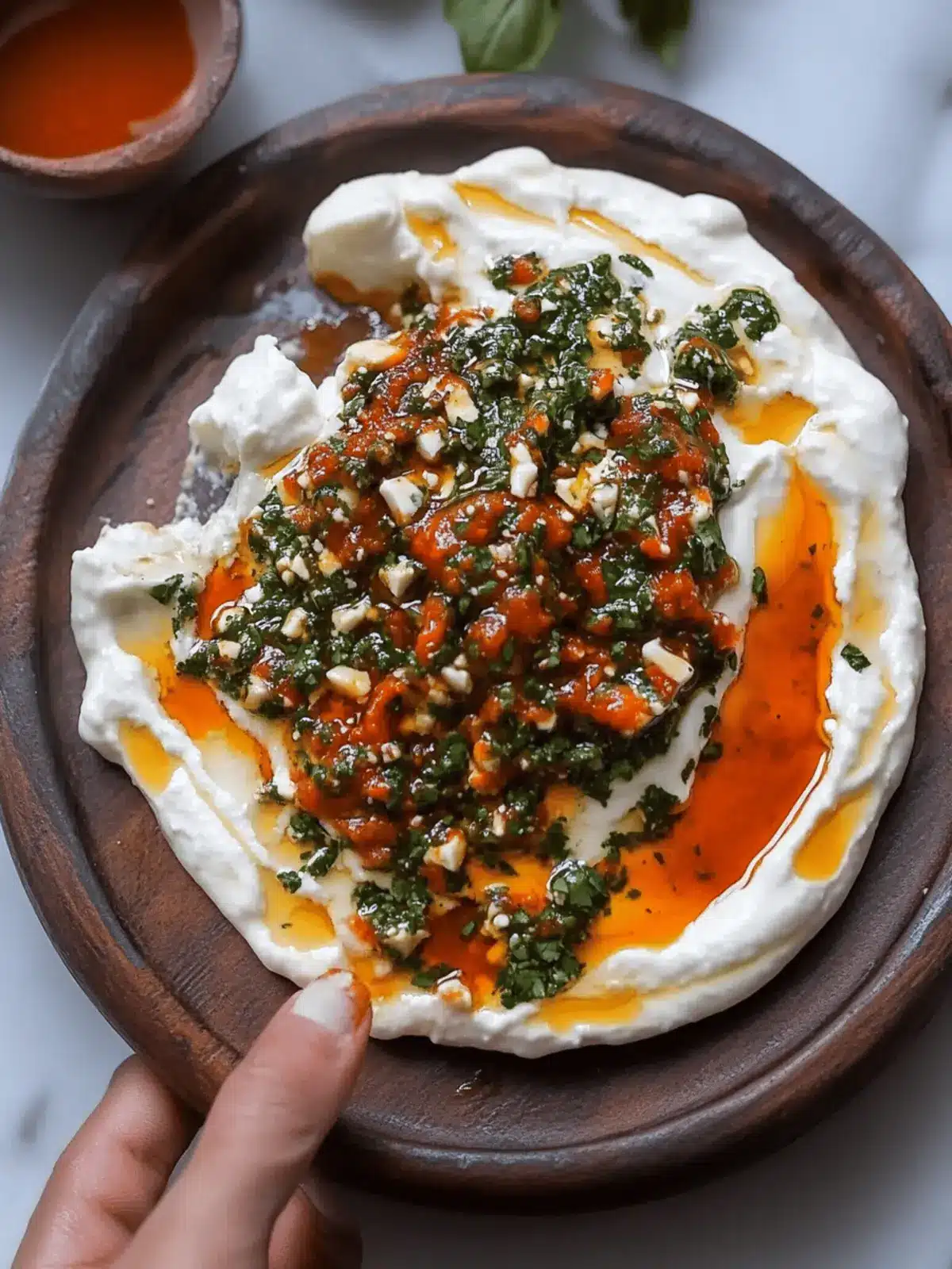 Sizzling Achaari Labneh Dip: Your New Favorite Party Appetizer 4 Sizzling Achaari Labneh Dip