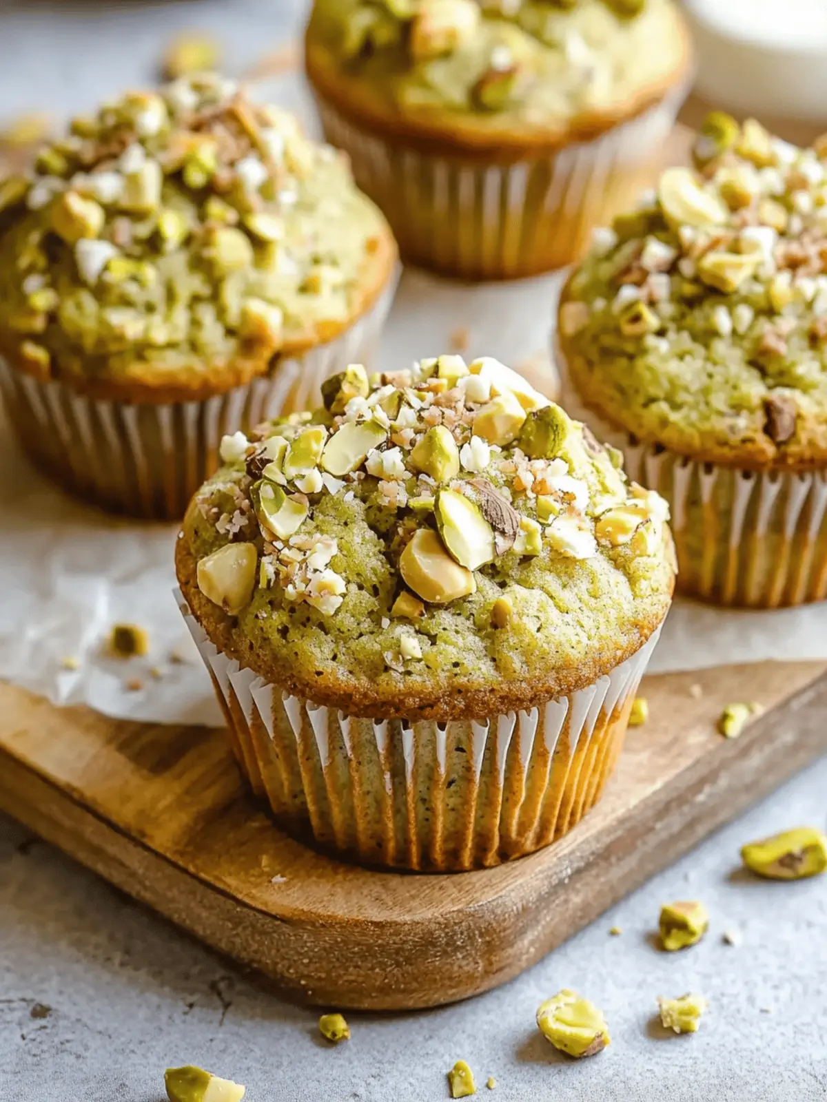 Delicious Pistachio Muffins With White Chocolate Chips Magic 4 Pistachio Muffins With White Chocolate Chips