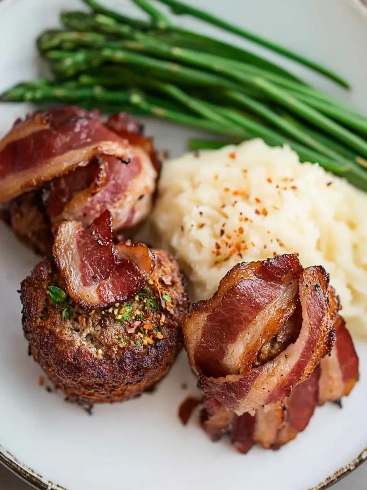 Bacon Wrapped Mini Meatloaf: A Flavorful Twist You ll Love 2 Bacon Wrapped Mini Meatloaf