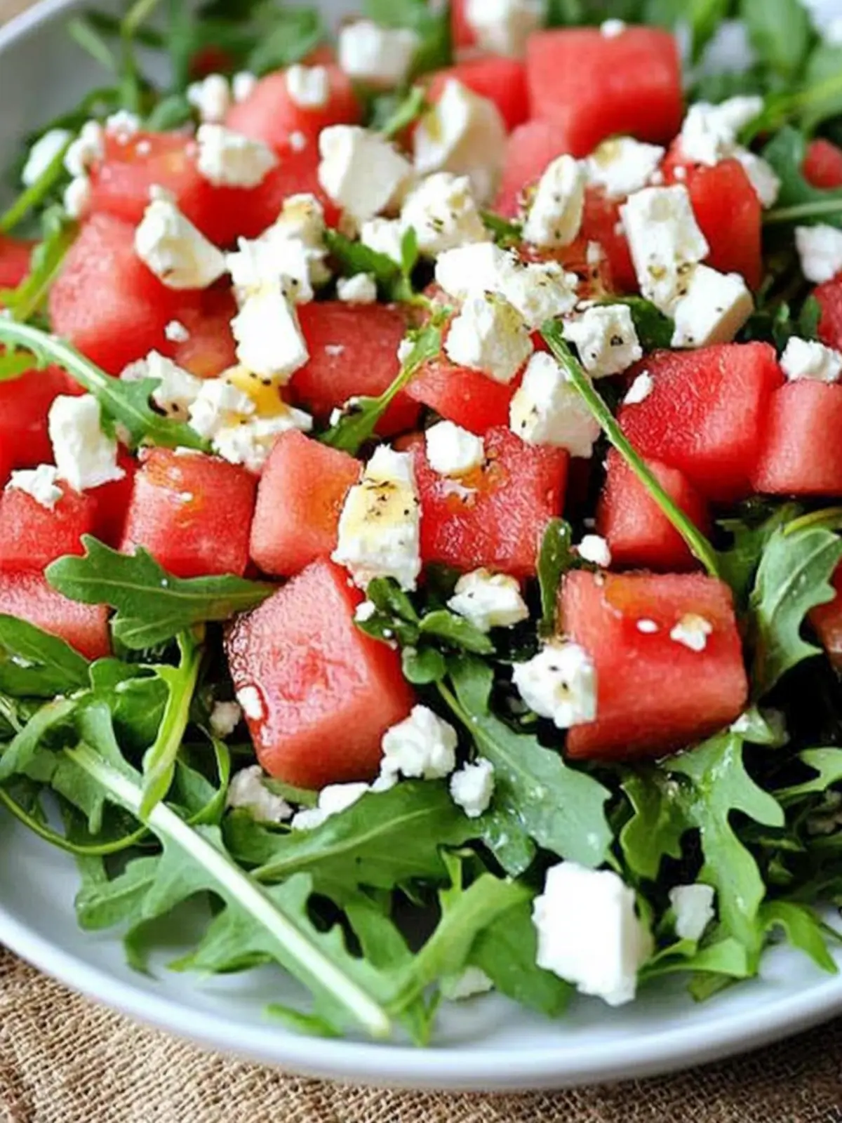 Watermelon, Feta and Arugula Salad: A Refreshing Summer Delight 4 Watermelon, Feta and Arugula Salad