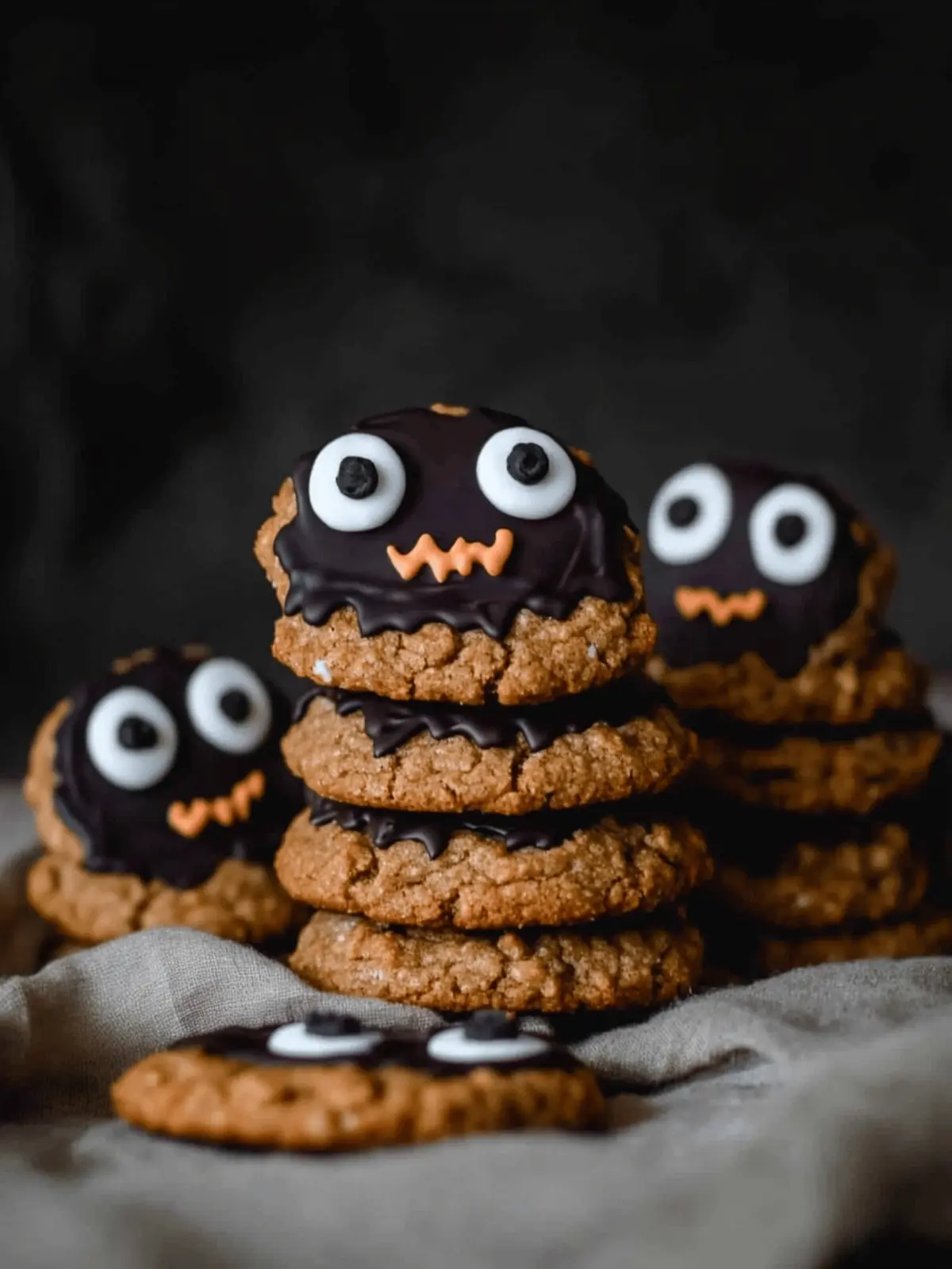 Irresistibly Spooky Halloween Cookies with Gooey Fudge Filling 4 Spooky Halloween Cookies