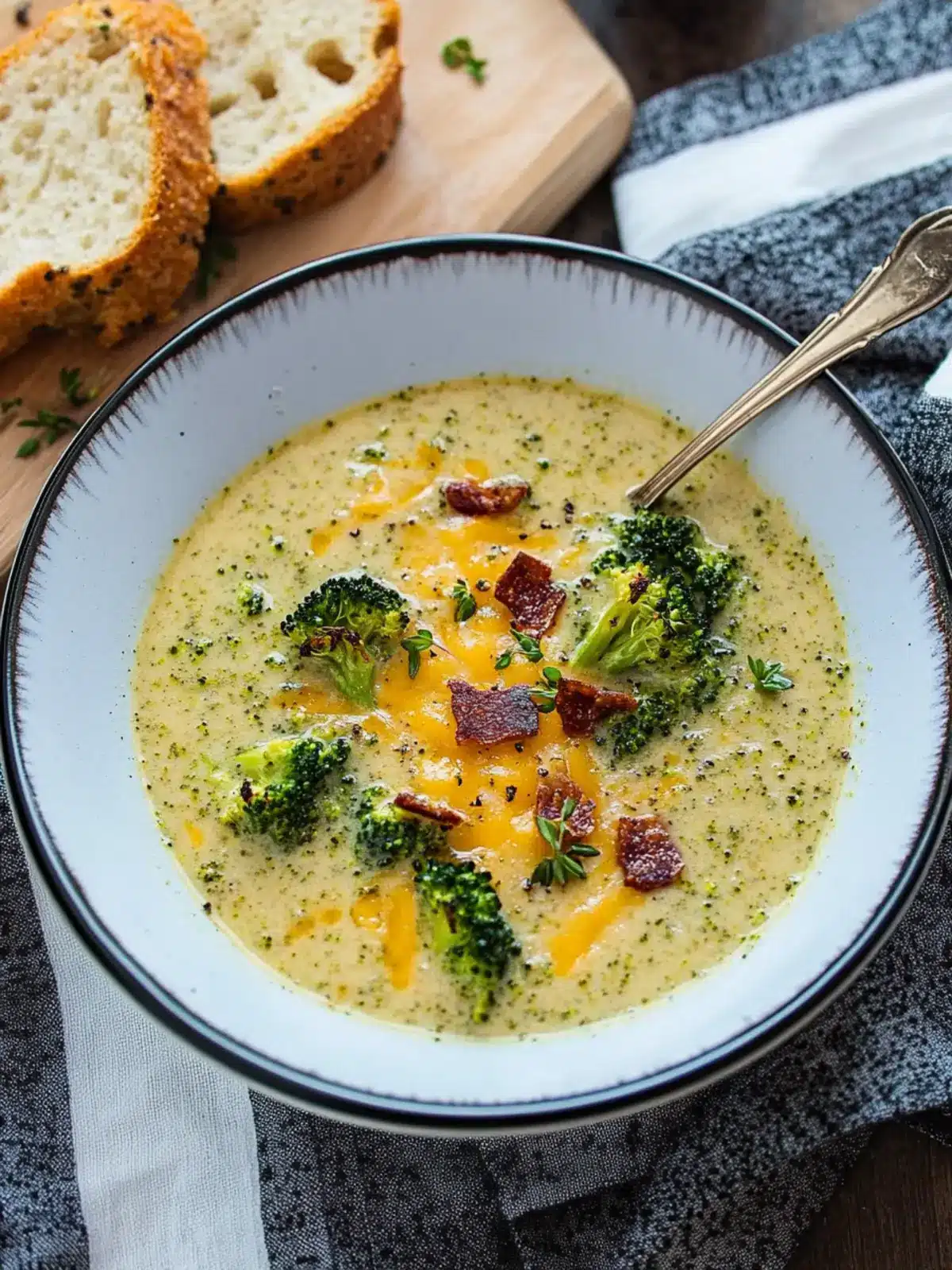 Creamy Roasted Broccoli and Cheddar Soup You ll Crave Daily 4 Roasted Broccoli and Cheddar Soup