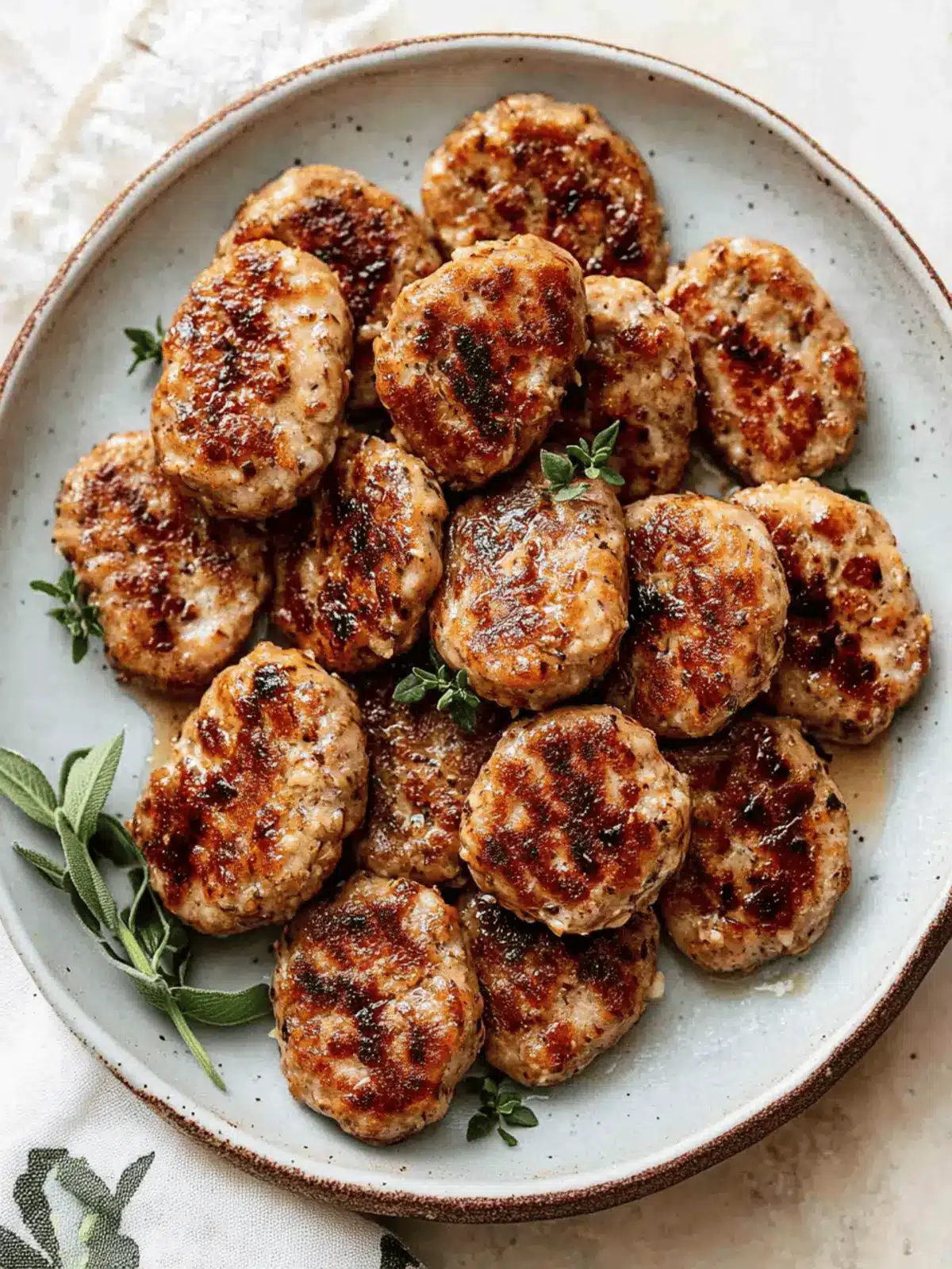 Savory Maple Chicken Breakfast Sausage in Just 10 Minutes 2 Maple Chicken Breakfast Sausage