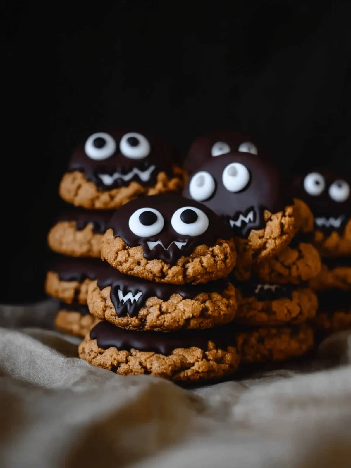 Irresistibly Spooky Halloween Cookies with Gooey Fudge Filling 3 Spooky Halloween Cookies