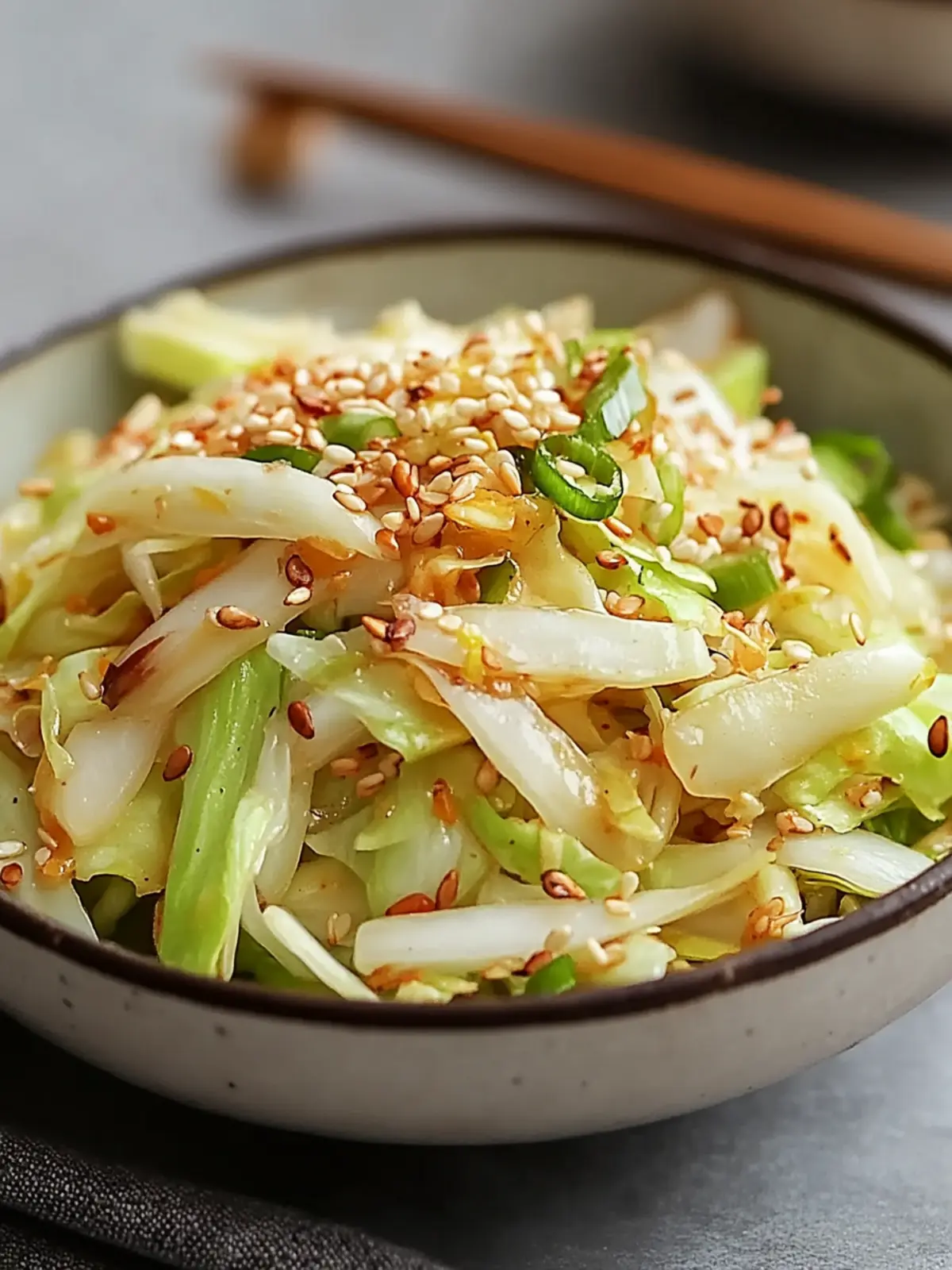 Elevate Your Meals with Quick Ginger Sesame Cabbage Delight 4 Ginger Sesame Cabbage