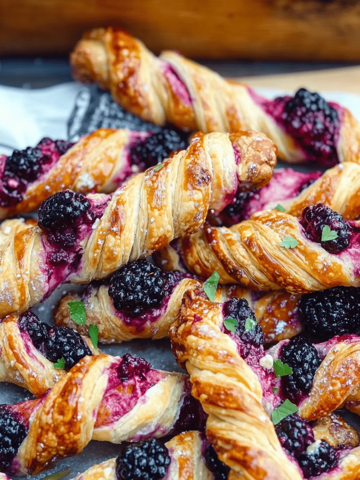 Irresistible Blackberry Goat Cheese Puff Pastry Twists You'll Love 2 Blackberry Goat Cheese Puff Pastry Twists