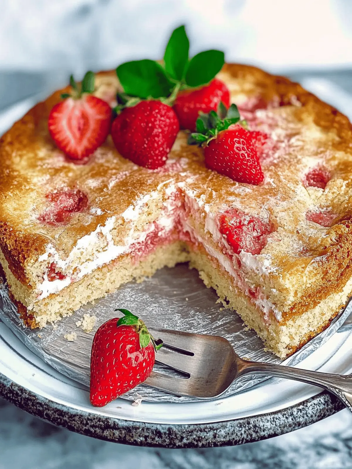 Irresistible French Strawberry Cake That's Simple to Make 2 French Strawberry Cake