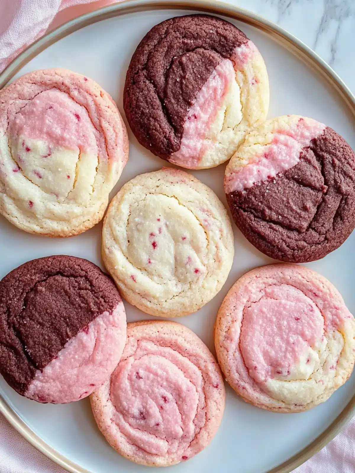 Irresistible Neapolitan Cookies: Sweet Bites of Joy 3 Neapolitan Cookies