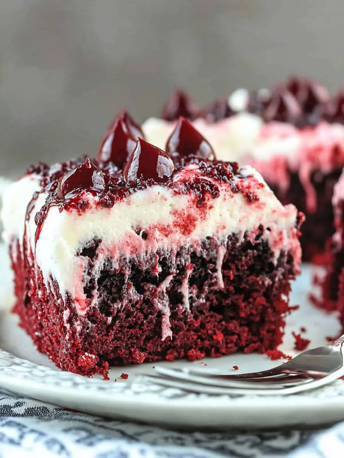 Decadent Red Velvet Poke Cake That Will Wow Your Guests 4 Red Velvet Poke Cake