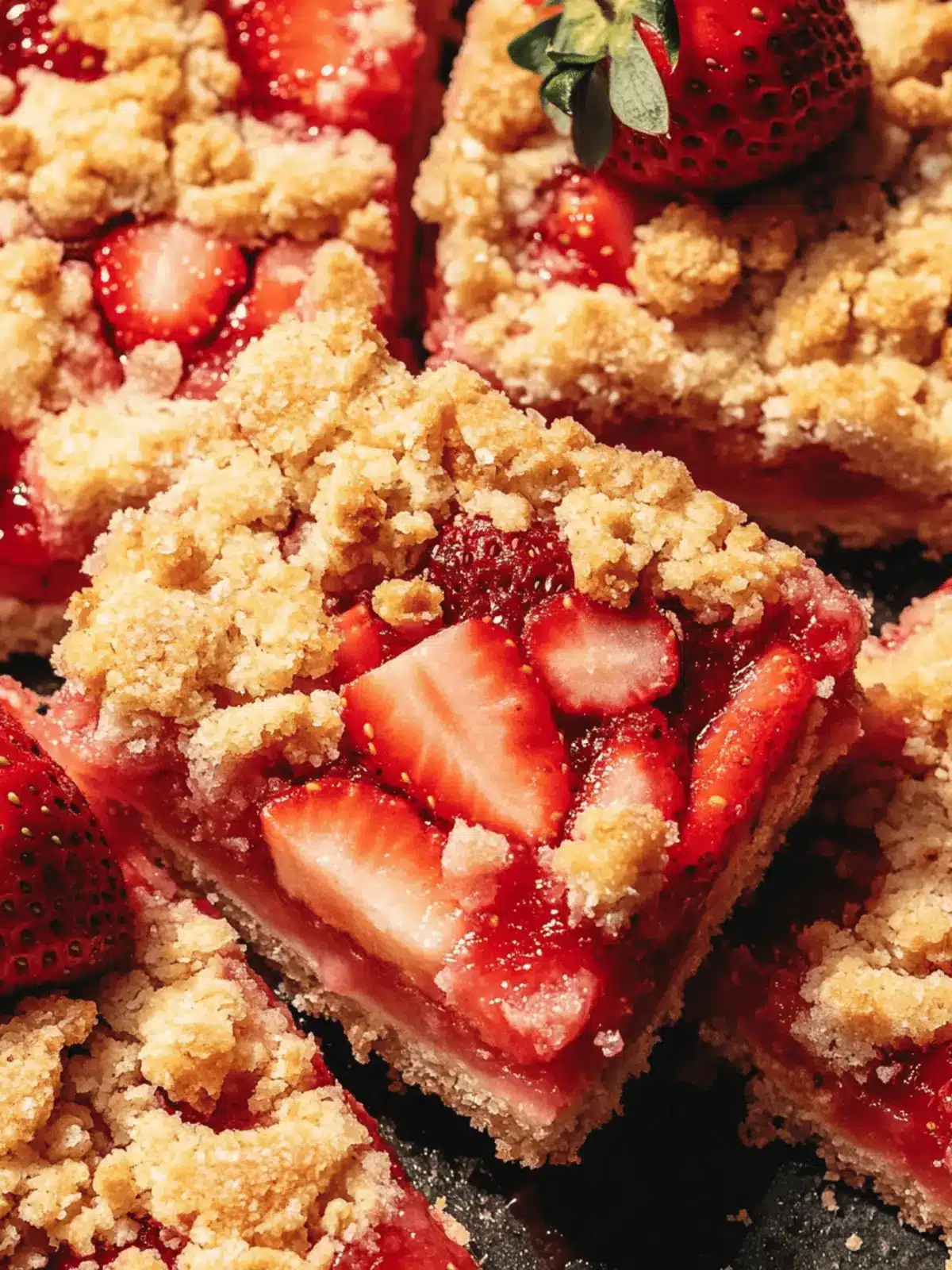 Vegan Strawberry Crumble Bars You'll Crave Again and Again 4 Strawberry Crumble Bars