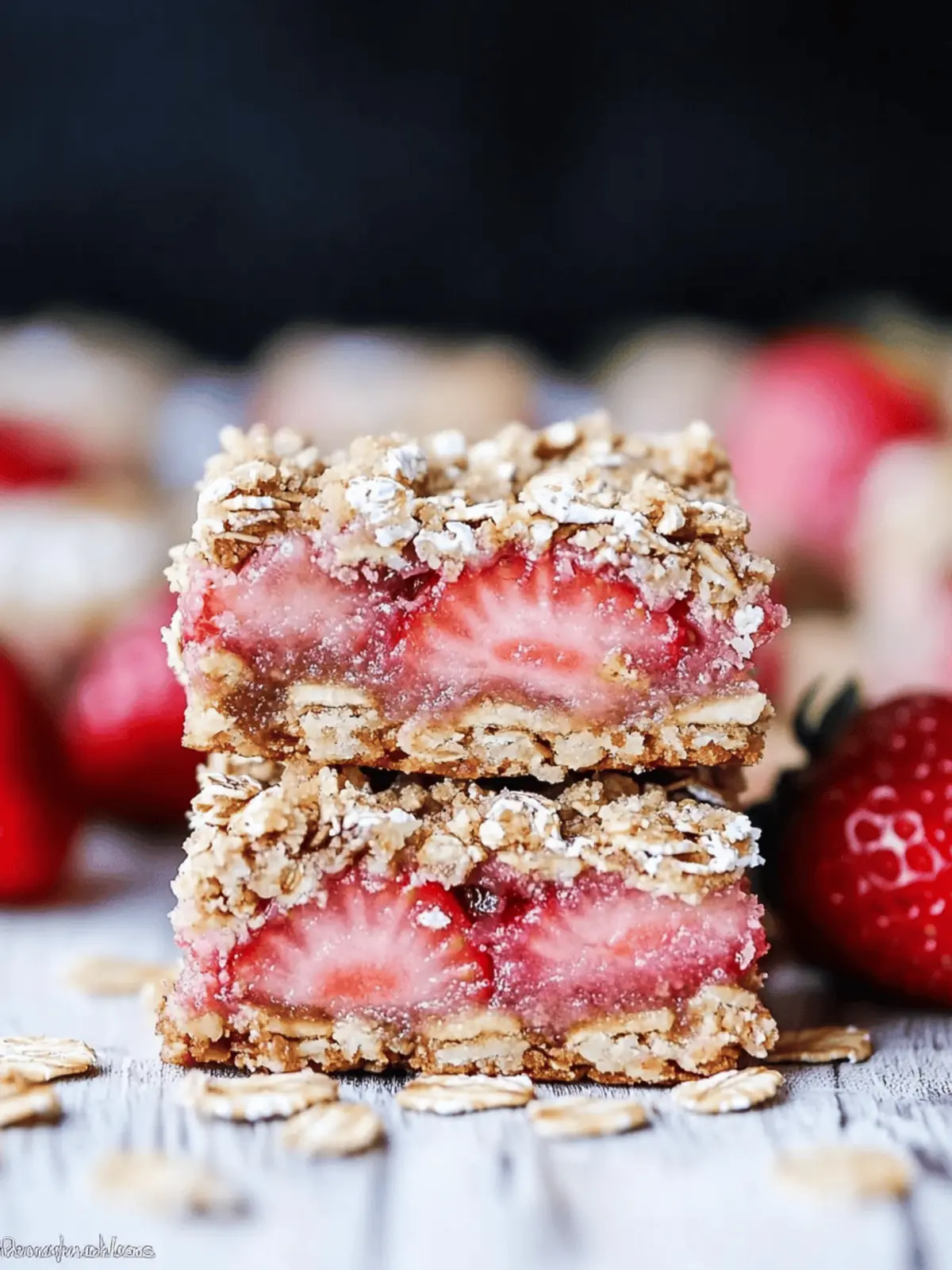 Sweet Strawberry Oatmeal Crumble Bars You'll Crave Daily 3 Strawberry Oatmeal Crumble Bars