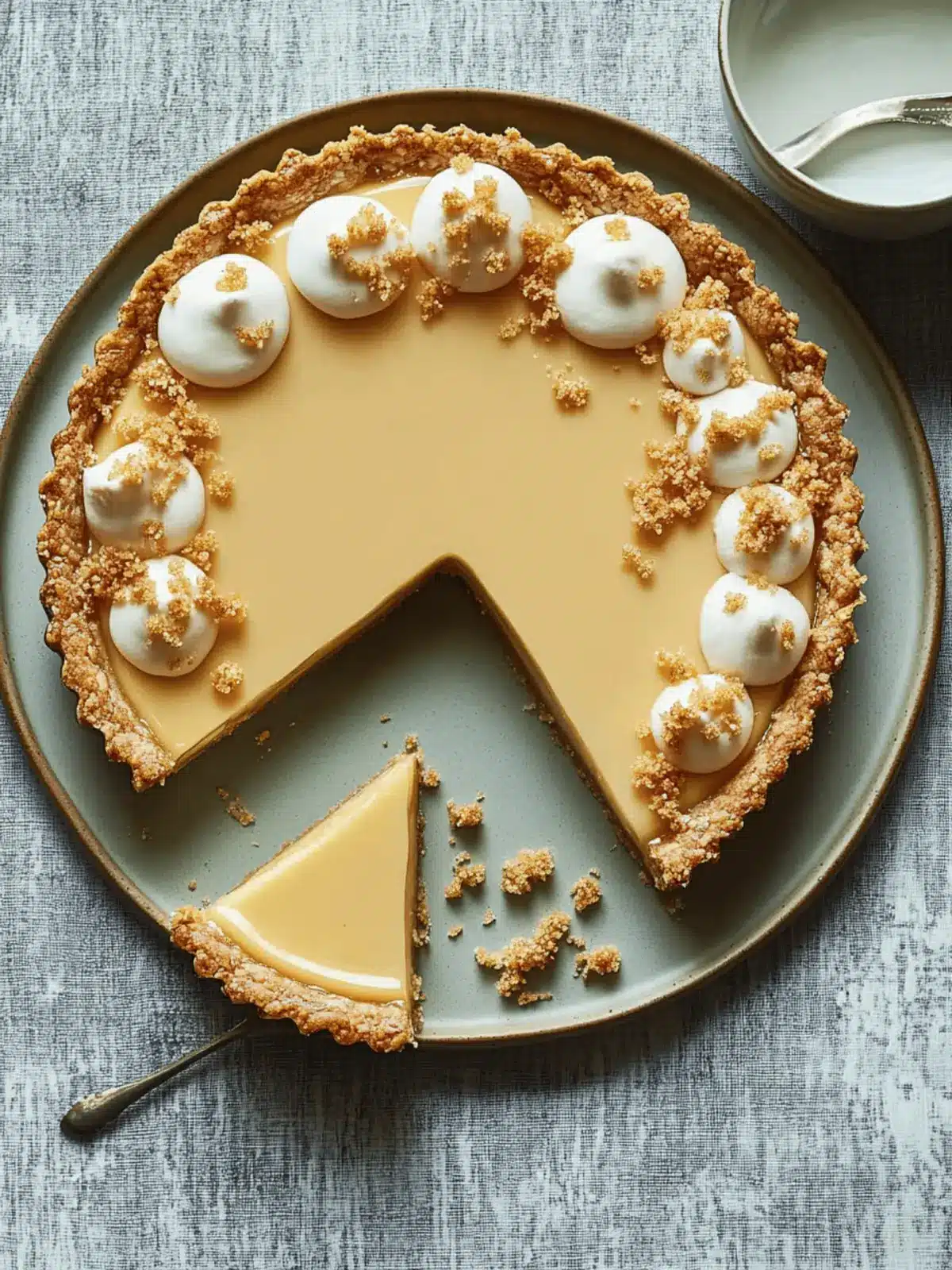 Irresistible Salted Honey and Sesame Custard Tart at Home 3 salted honey and sesame custard tart
