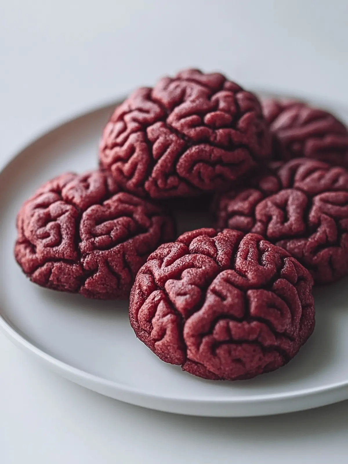 Creepy Zombie Brain Cookies for Spooky Halloween Treats 2 Zombie Brain Cookies