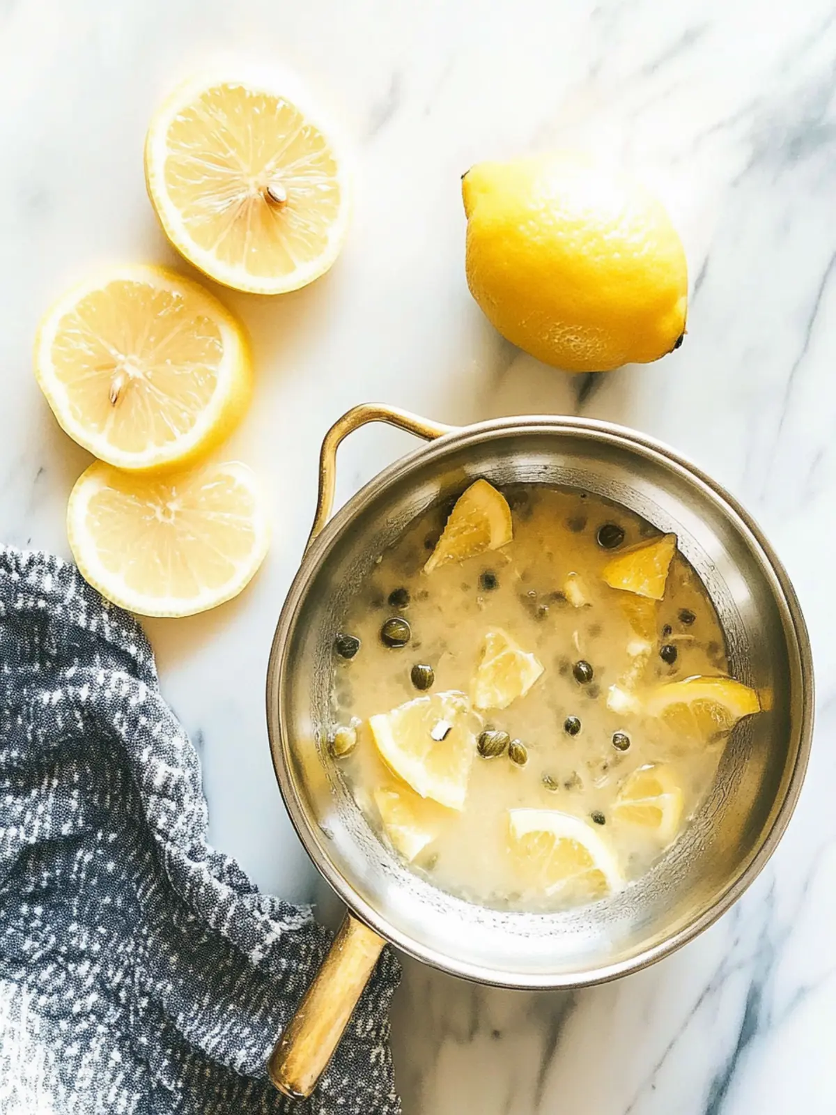 Elevate Your Dishes with White Wine Lemon Caper Sauce 3 White Wine Lemon Caper Sauce