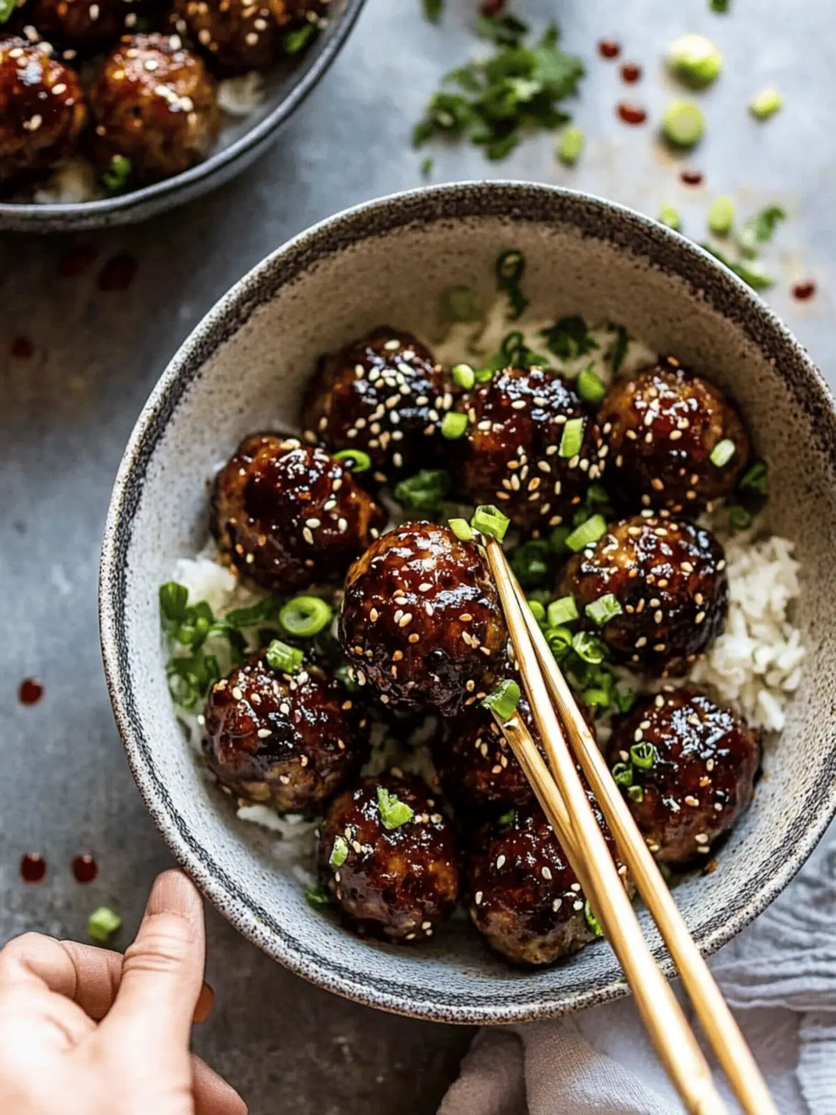 Weeknight Sticky Ginger Sesame Chicken Meatballs You'll Love! 4 Weeknight Sticky Ginger Sesame Chicken Meatballs.