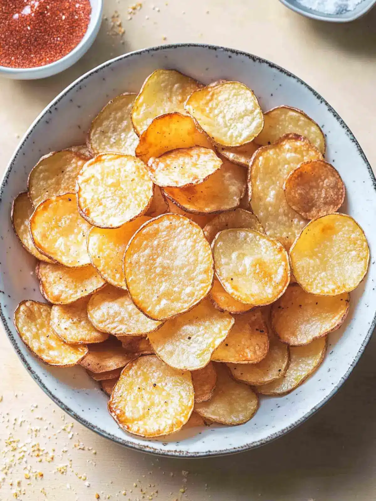 Crispy Oven Baked Potato Chips You ll Make Again and Again 2 Oven Baked Potato Chips