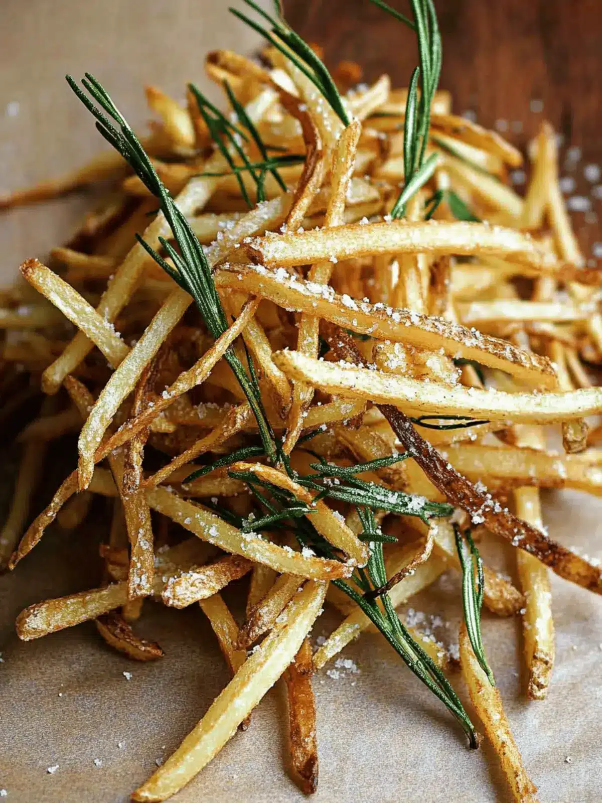 Zesty Fries with Lemon Salt & Rosemary for Ultimate Crunch 2 Fries with Lemon Salt & Rosemary