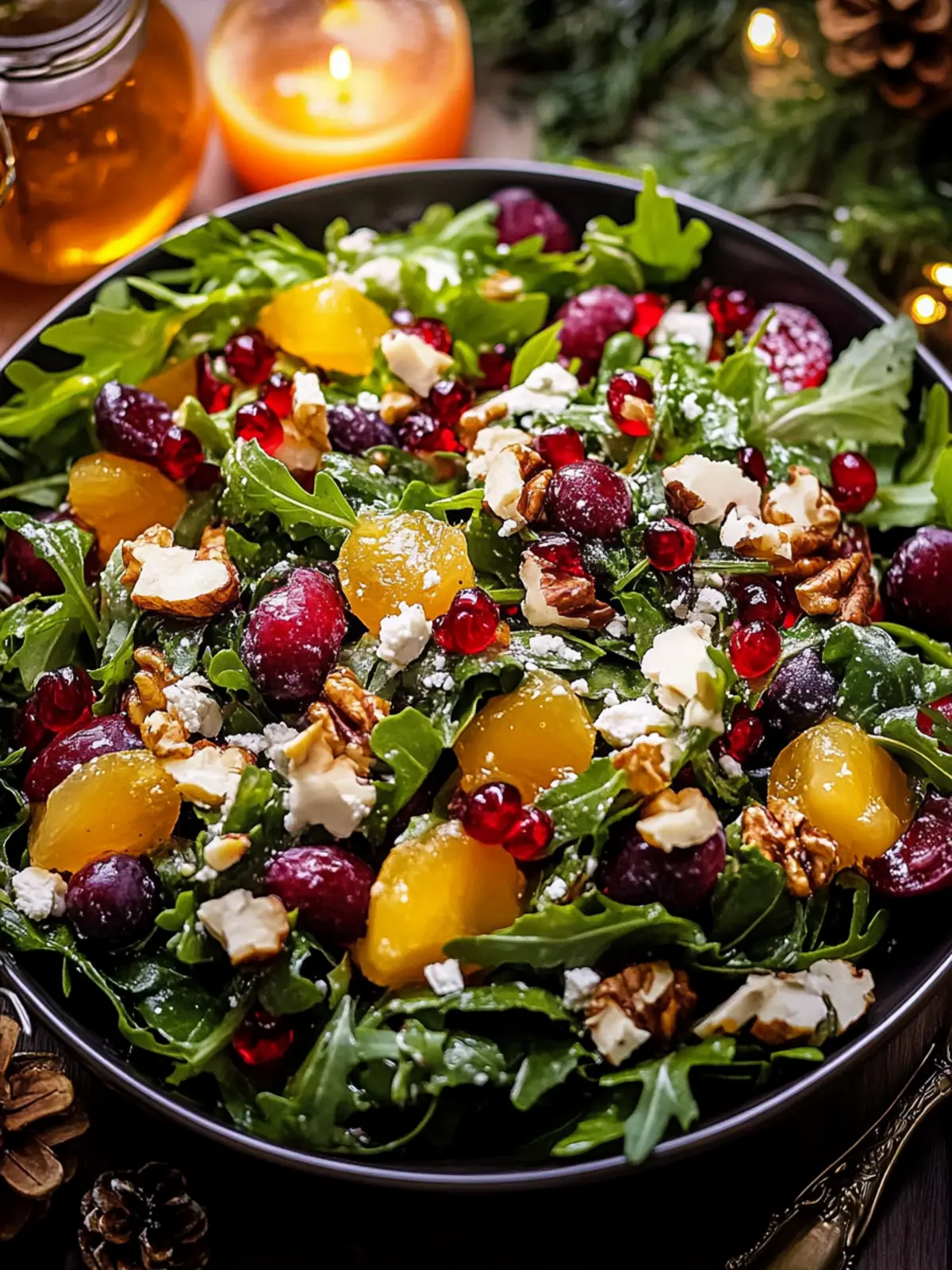 Delicious Christmas Salad with Honey Mustard Dressing Bliss 4 Christmas Salad with Honey Mustard Dressing