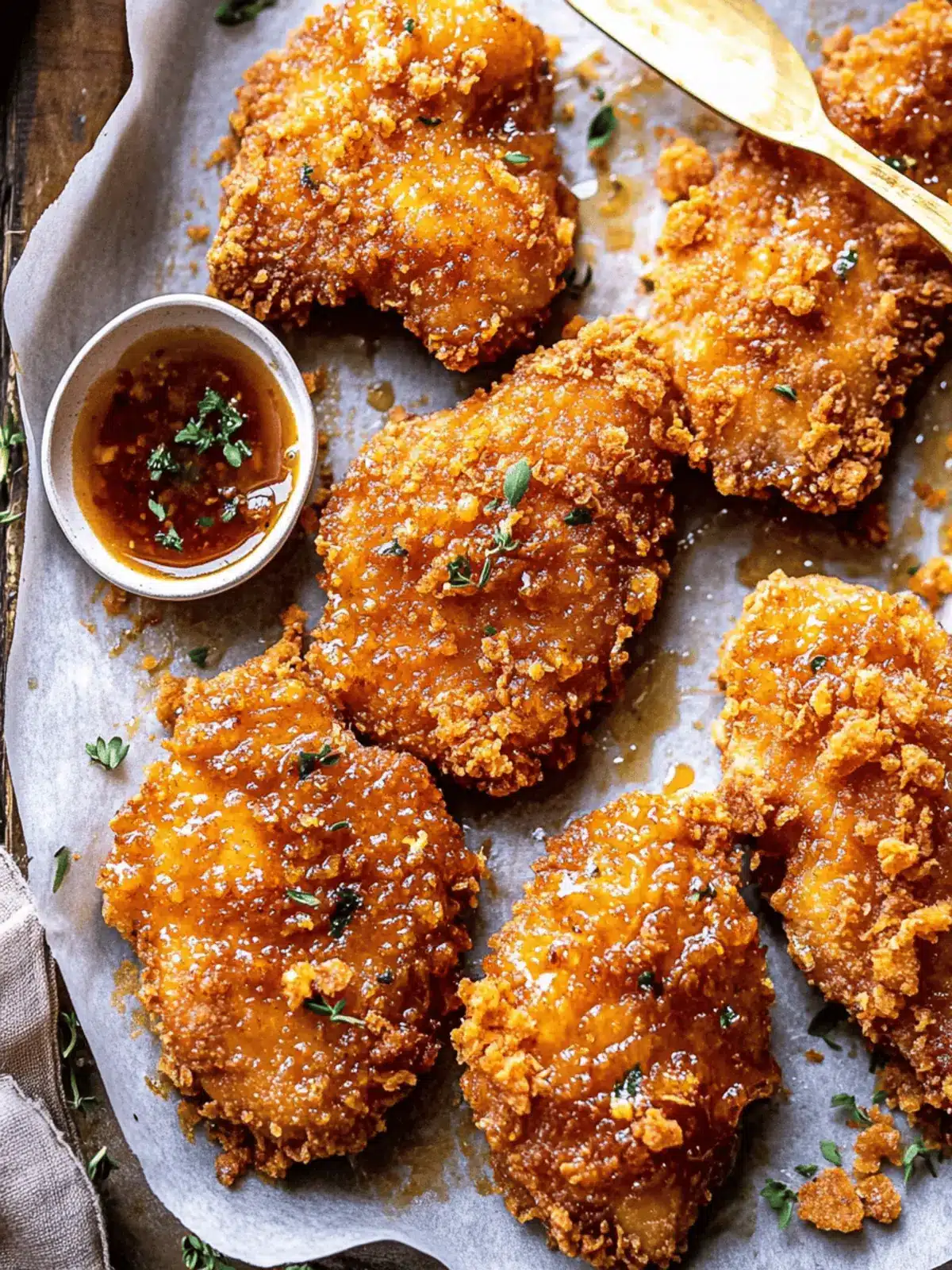 Baked Crunchy Hot Honey Chicken: Crispy, Sweet Perfection! 4 Baked Crunchy Hot Honey Chicken