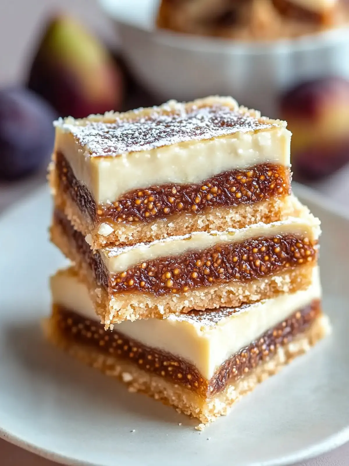 Decadent Fig and Cream Cheese Bars for Effortless Sharing 2 Decadent Fig and Cream Cheese Bars