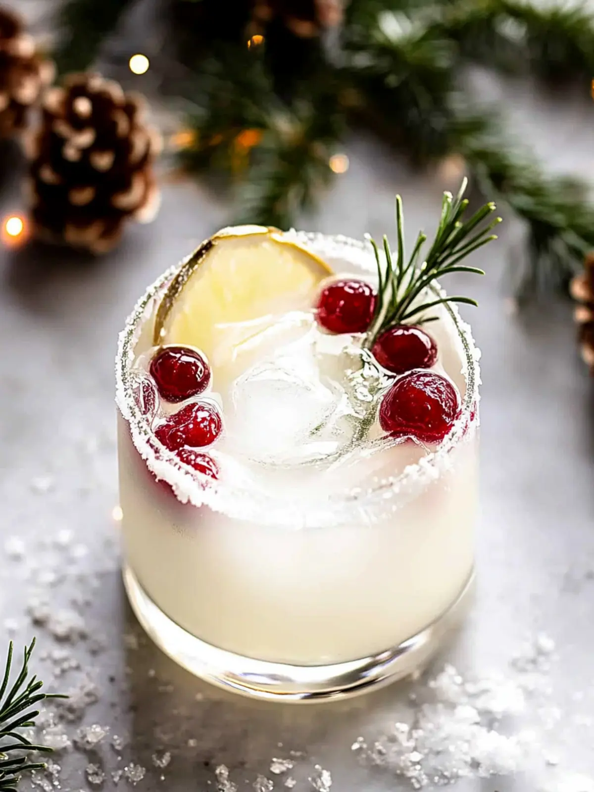 Savor the Holidays with a Refreshing White Christmas Margarita 4 White Christmas Margarita