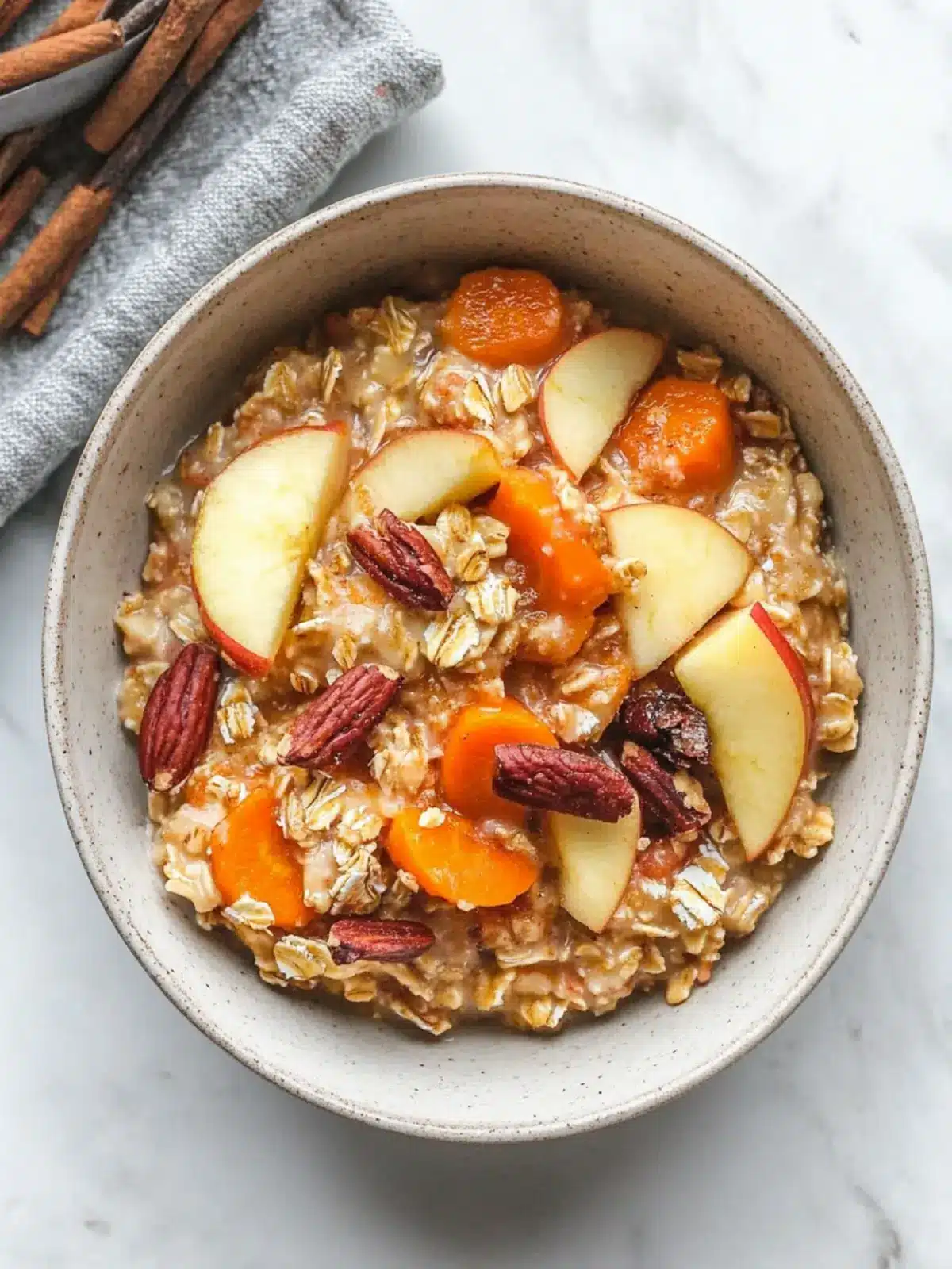 Revitalize Breakfast with 10-Minute Apple Carrot Oatmeal 2 10-Minute Apple Carrot Oatmeal