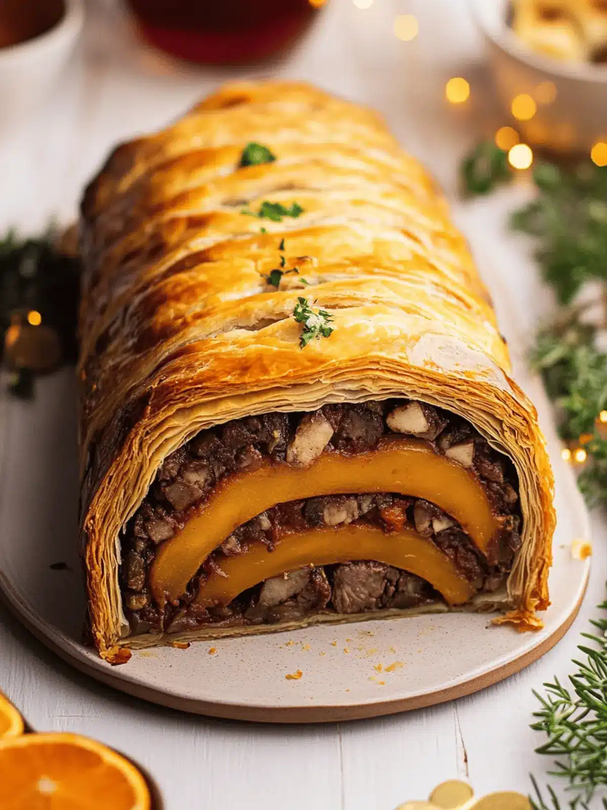 Savory Vegetarian Wellington: Festive Flavor That Delights 3 Vegetarian Wellington