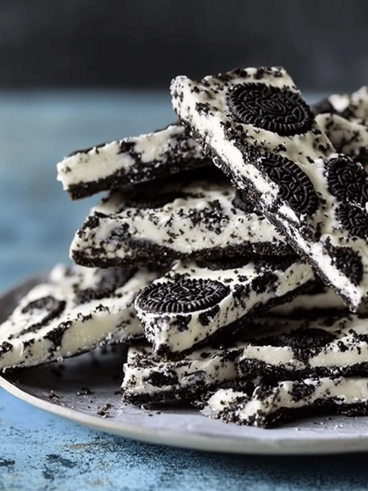 Delight in Cookies and Cream Oreo Bark Made in Minutes 4 Cookies and Cream Oreo Bark