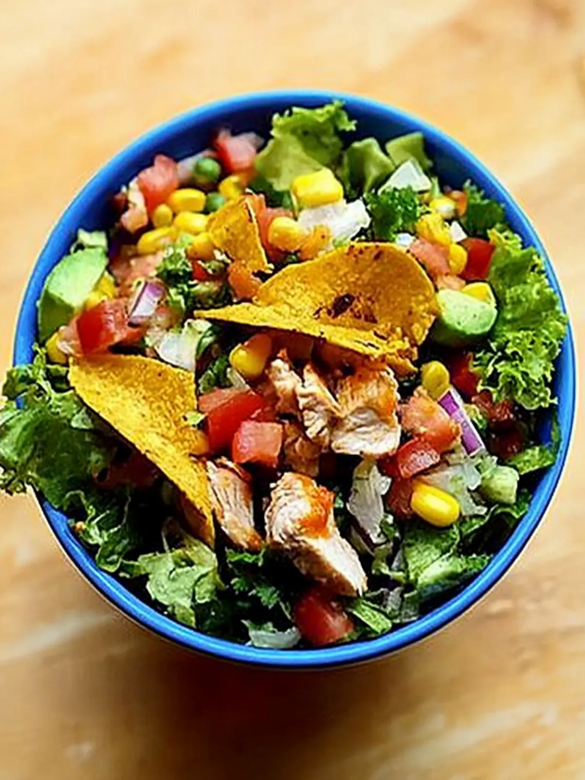 Savory Chicken Taco Salad: Quick, Flavor-Packed Delight 2 Chicken Taco Salad