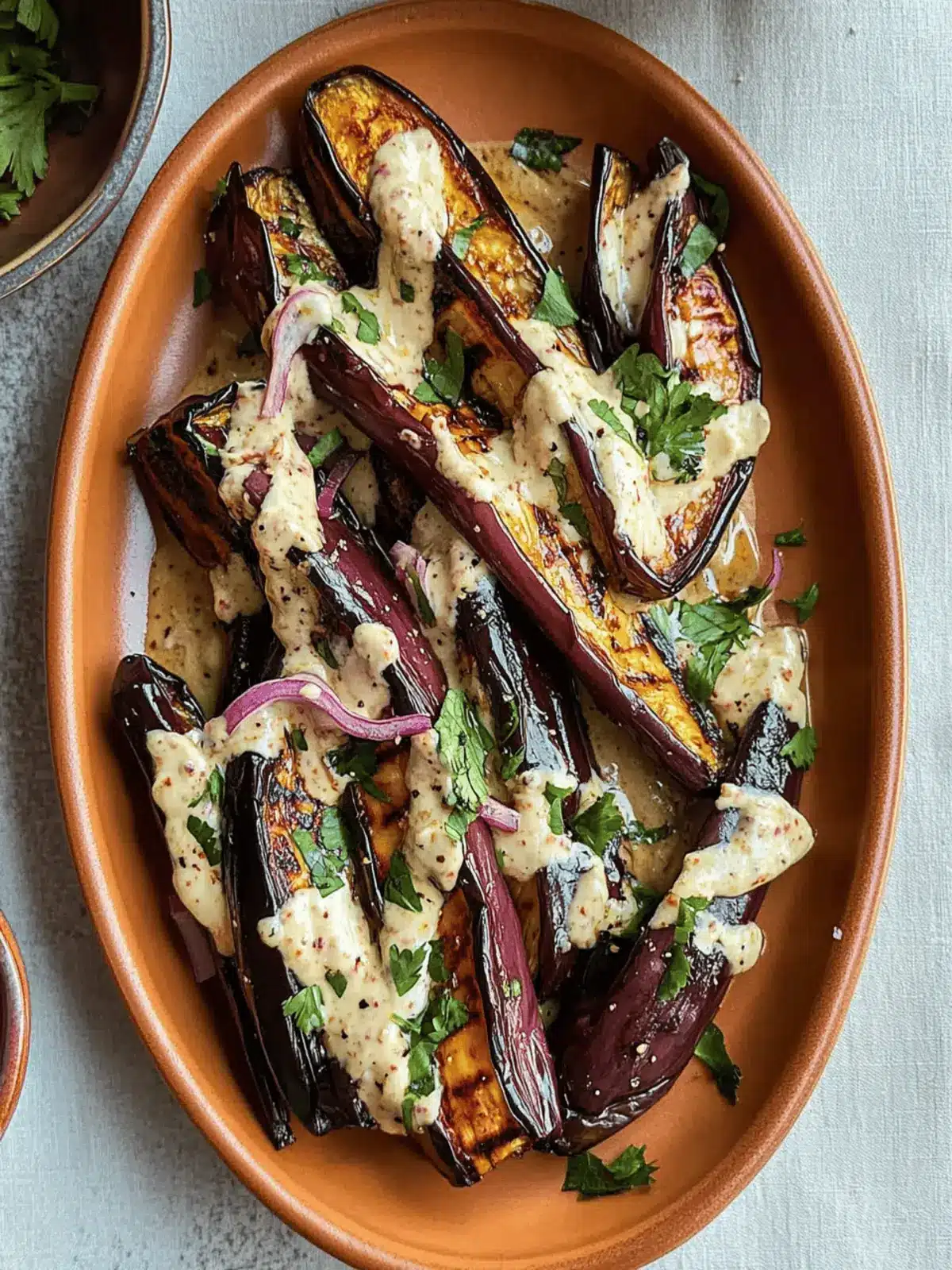 Roasted Eggplant with Miso Tahini: A Flavorful Vegan Delight 3 Roasted Eggplant with Miso Tahini