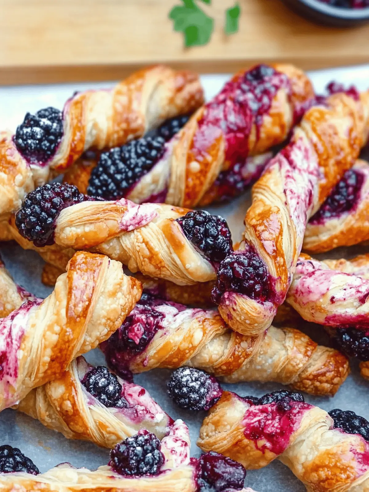 Irresistible Blackberry Goat Cheese Puff Pastry Twists You'll Love 4 Blackberry Goat Cheese Puff Pastry Twists