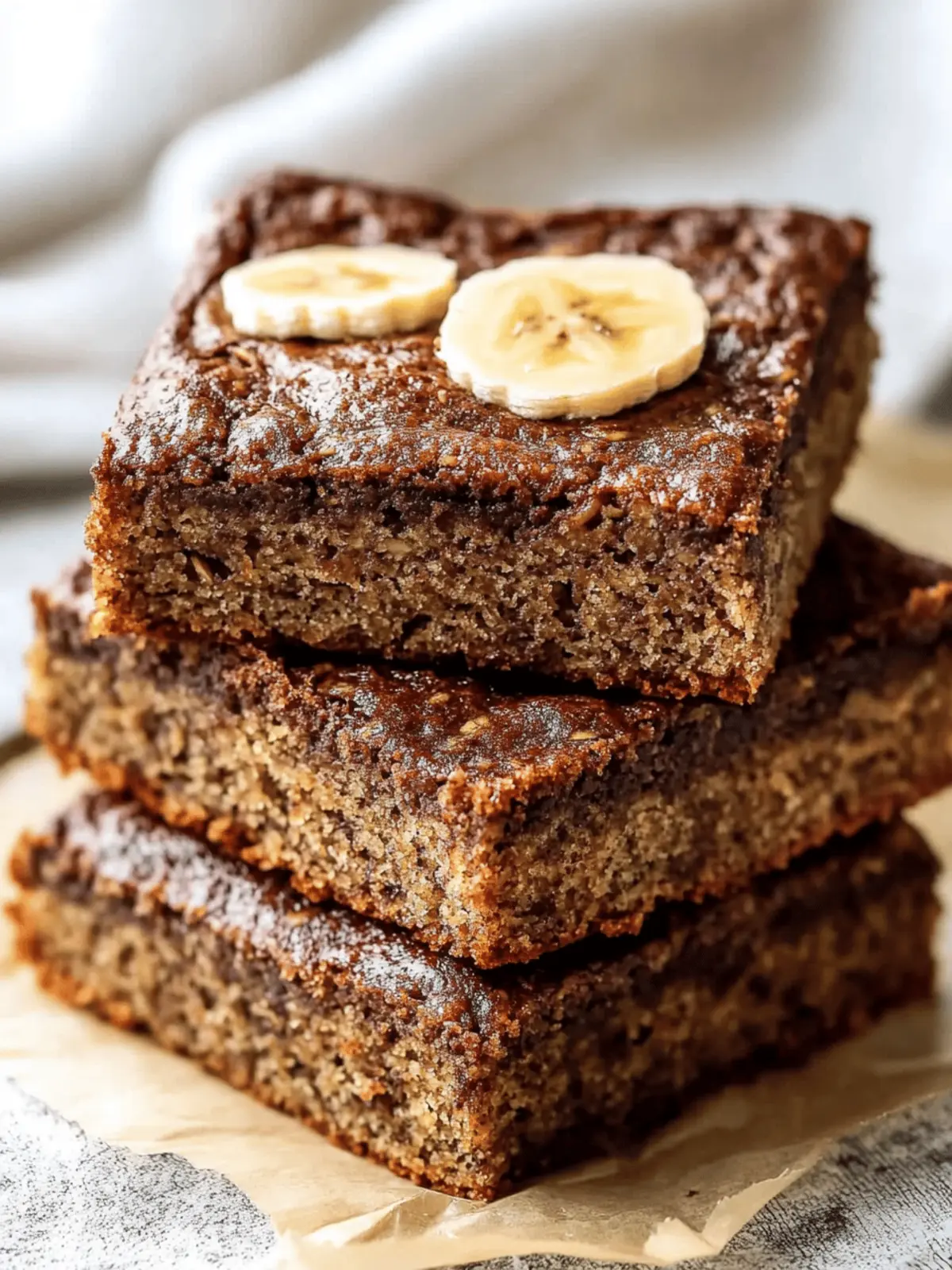 Flourless Banana Bread Bars: Healthy, Delicious & Guilt-Free! 2 flourless banana bread bars