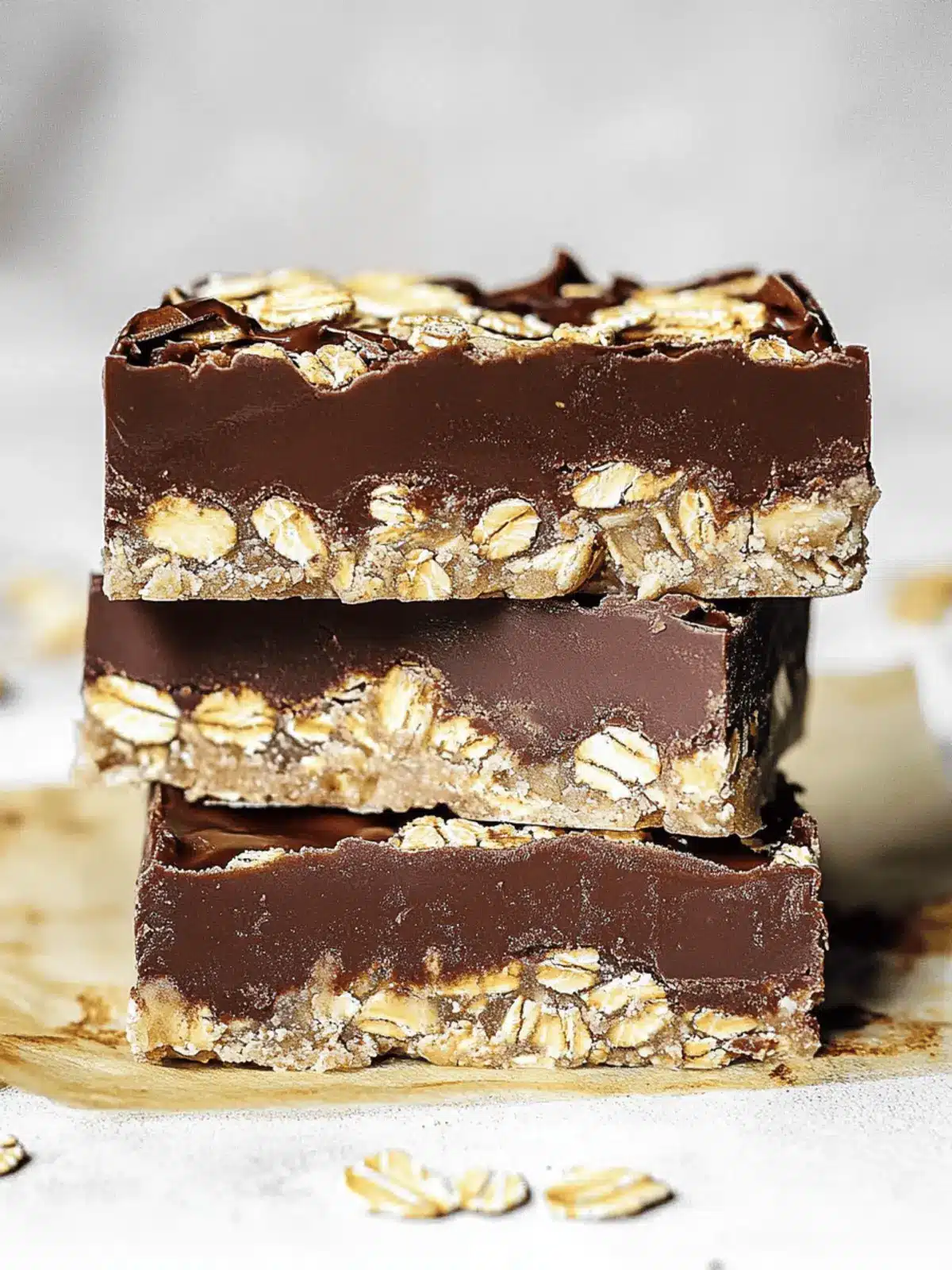 Mouthwatering Chocolate Fudge Oat Bars You Can No-Bake 2 Chocolate Fudge Oat Bars