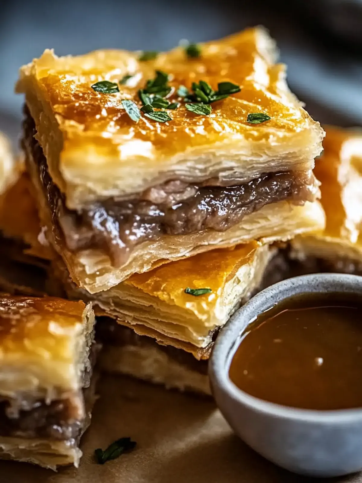 Savory French Dip Squares: The Perfect Shareable Comfort Food 4 French Dip Squares